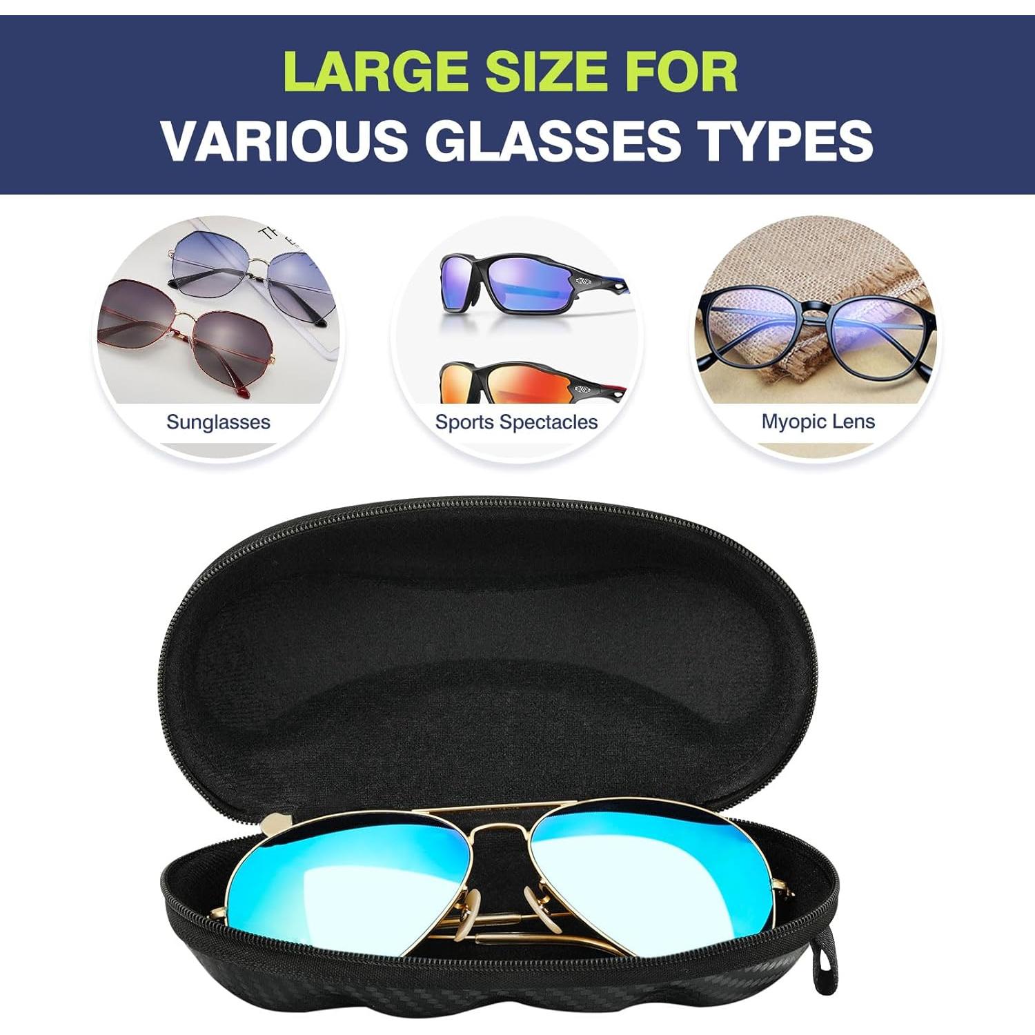 Funda de Gafas Semi Dura MoKo con Gancho y Destornillador