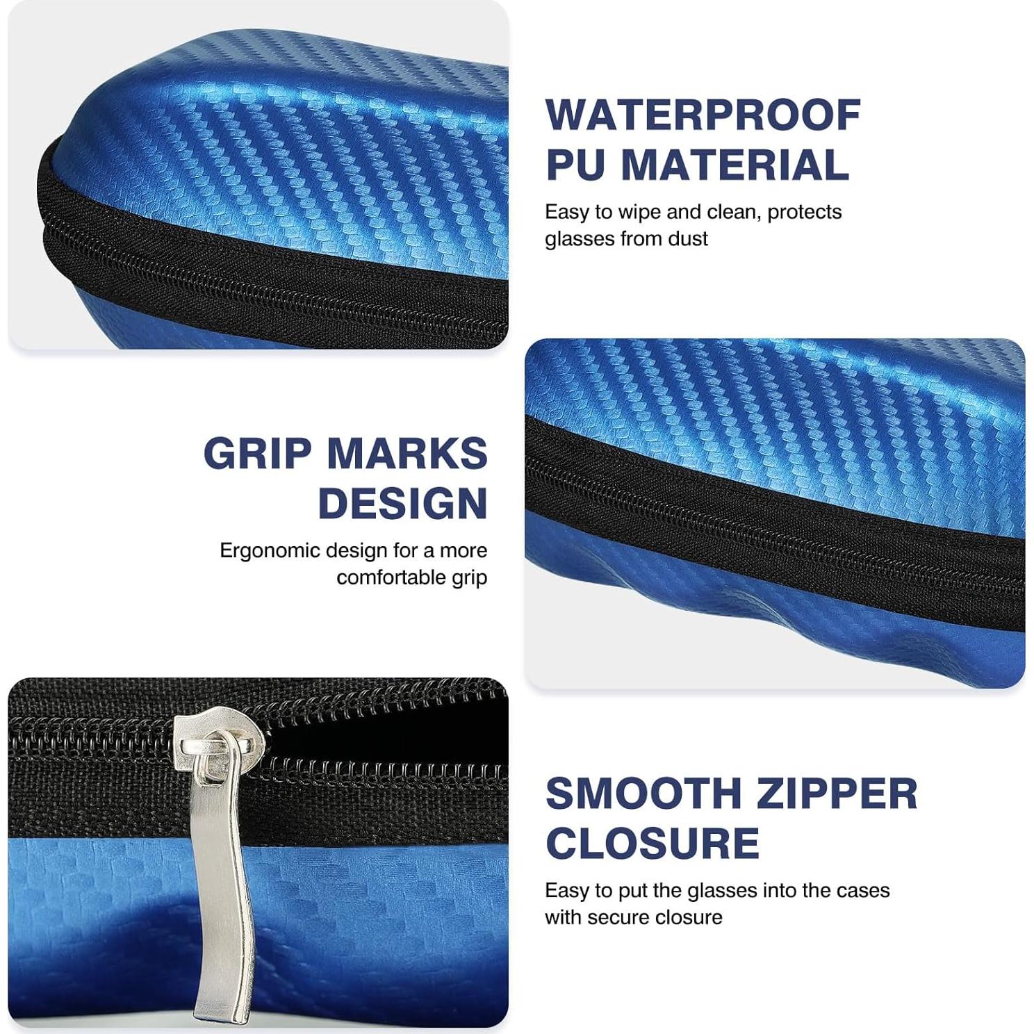 Funda de Gafas MoKo Semi Dura con Gancho y Destornillador