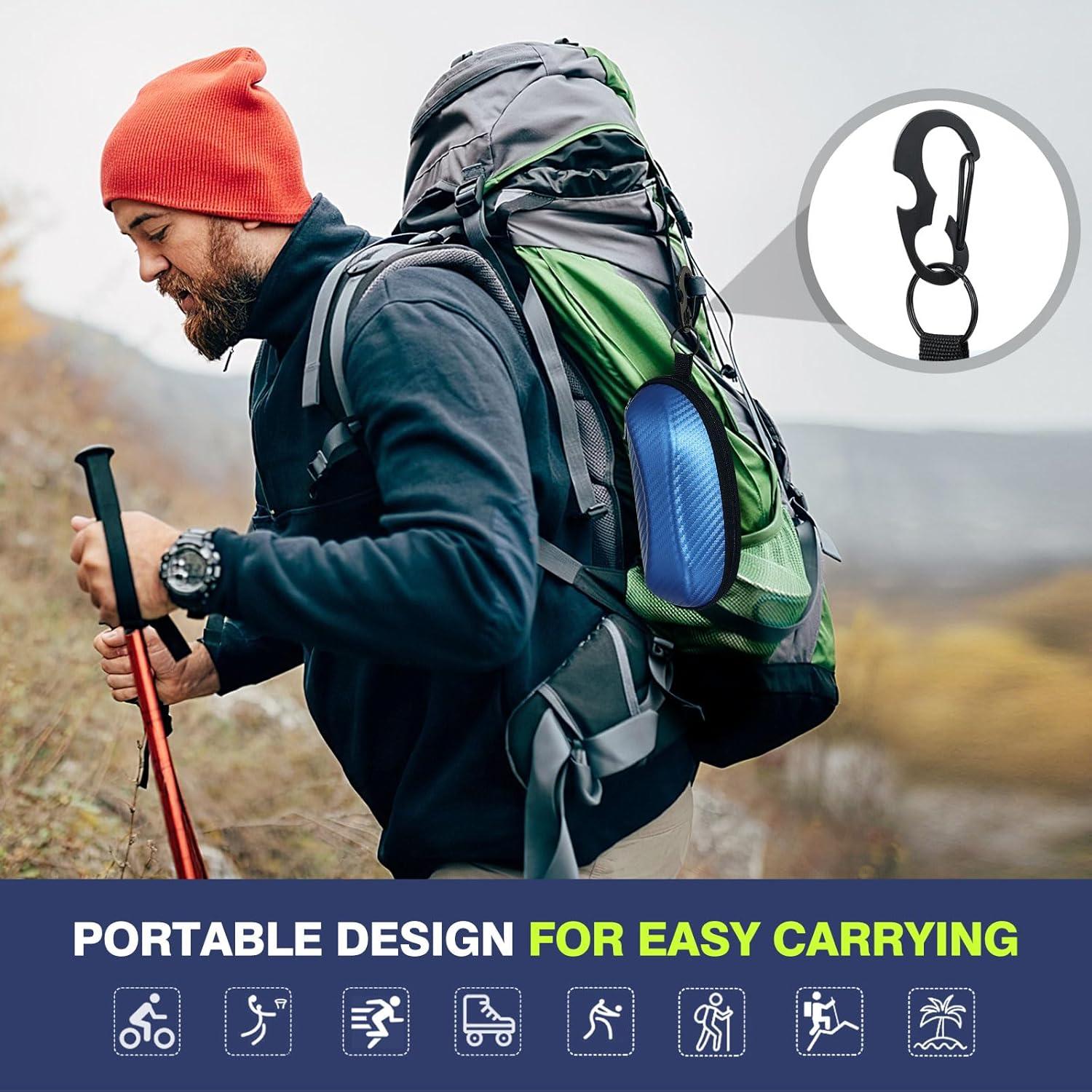 Funda de Gafas MoKo Semi Dura con Gancho y Destornillador