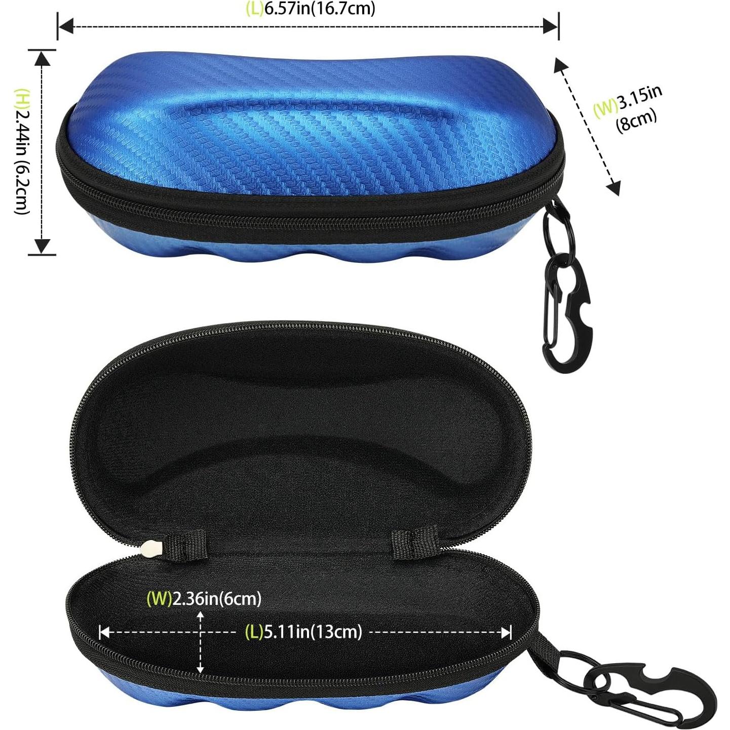 Funda de Gafas MoKo Semi Dura con Gancho y Destornillador