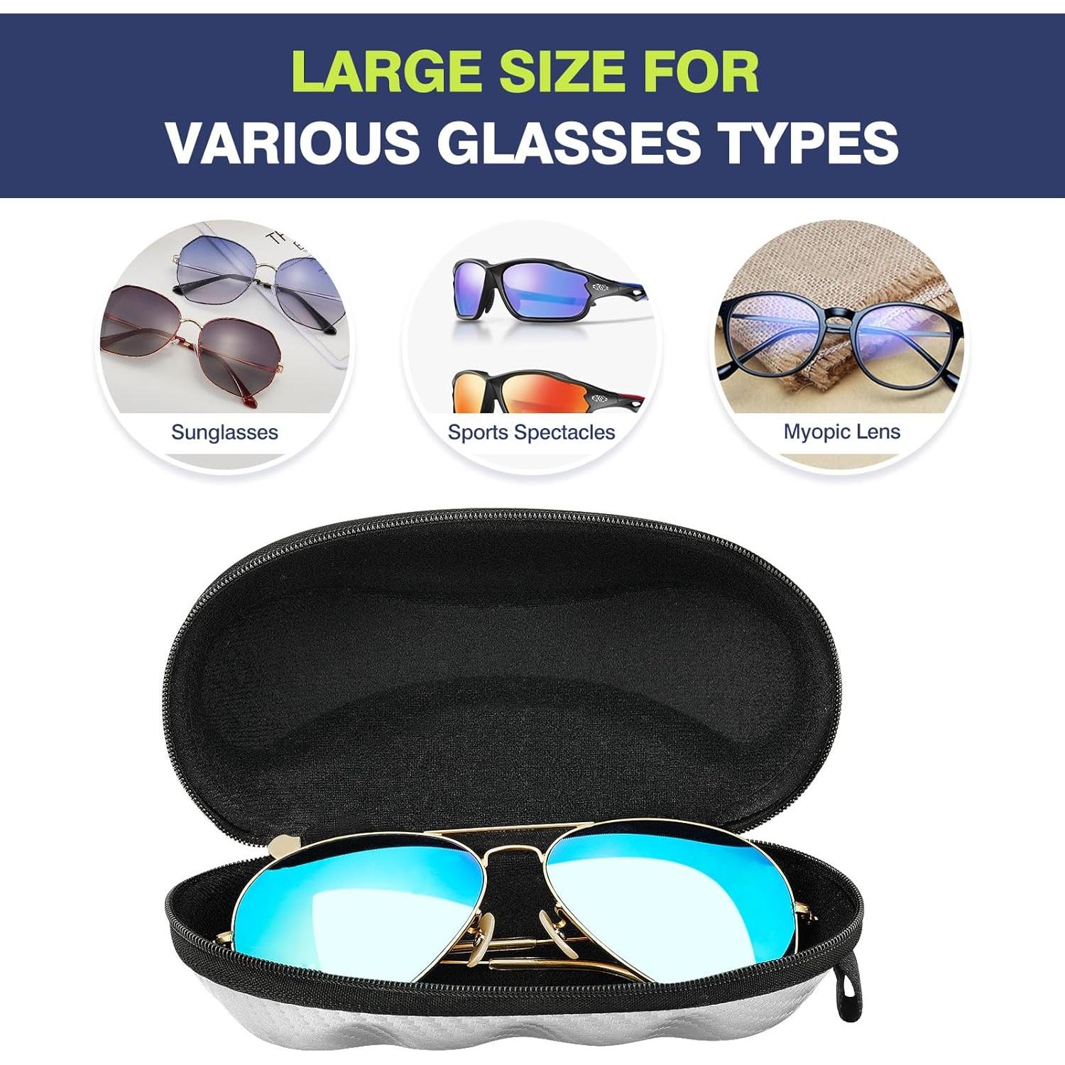 Funda de Gafas Semi Dura MoKo con Gancho Metálico