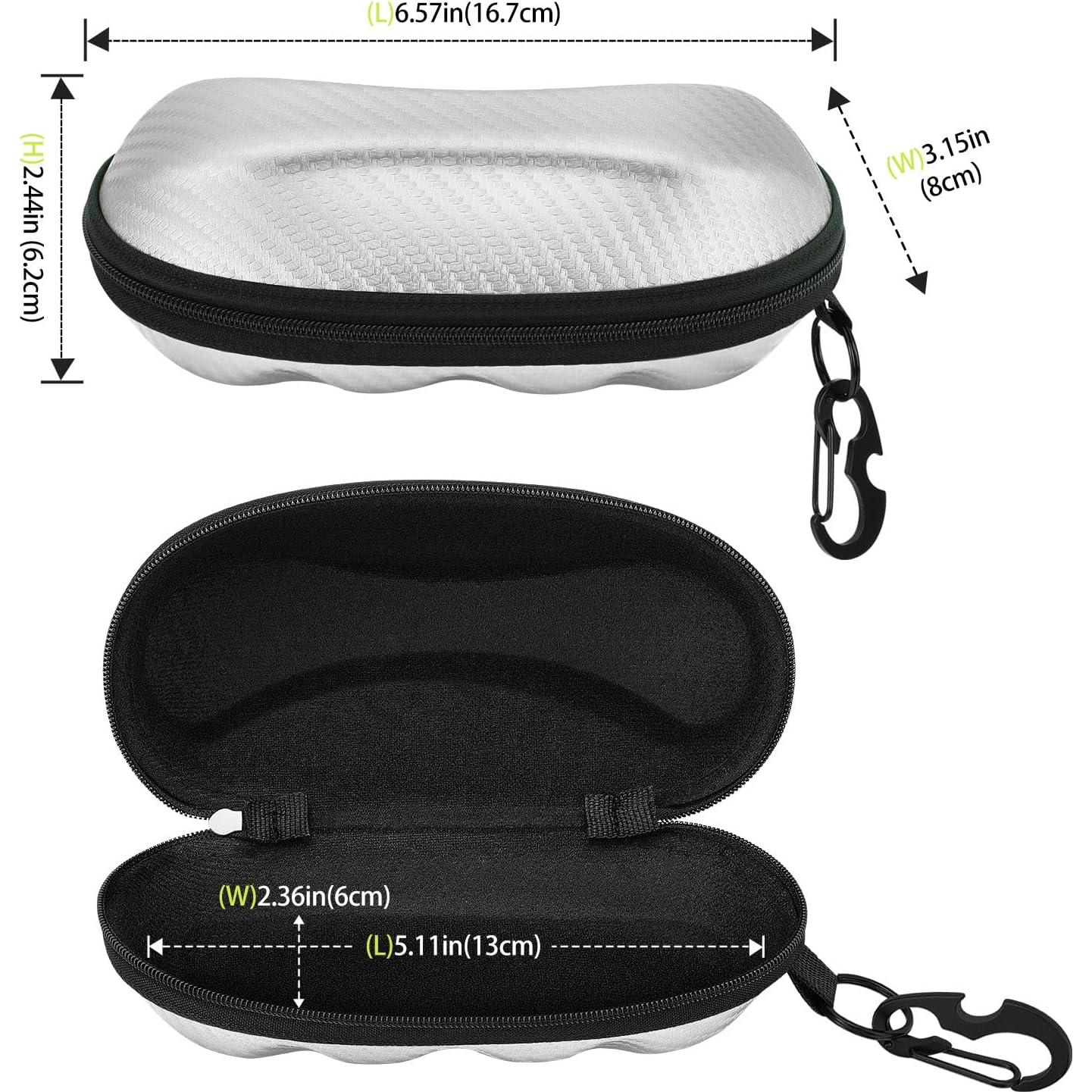 Funda de Gafas Semi Dura MoKo con Gancho Metálico