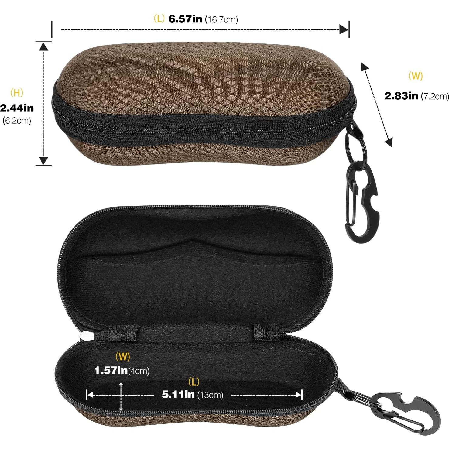 Funda de Gafas Semi Dura MoKo con Gancho y Destornillador