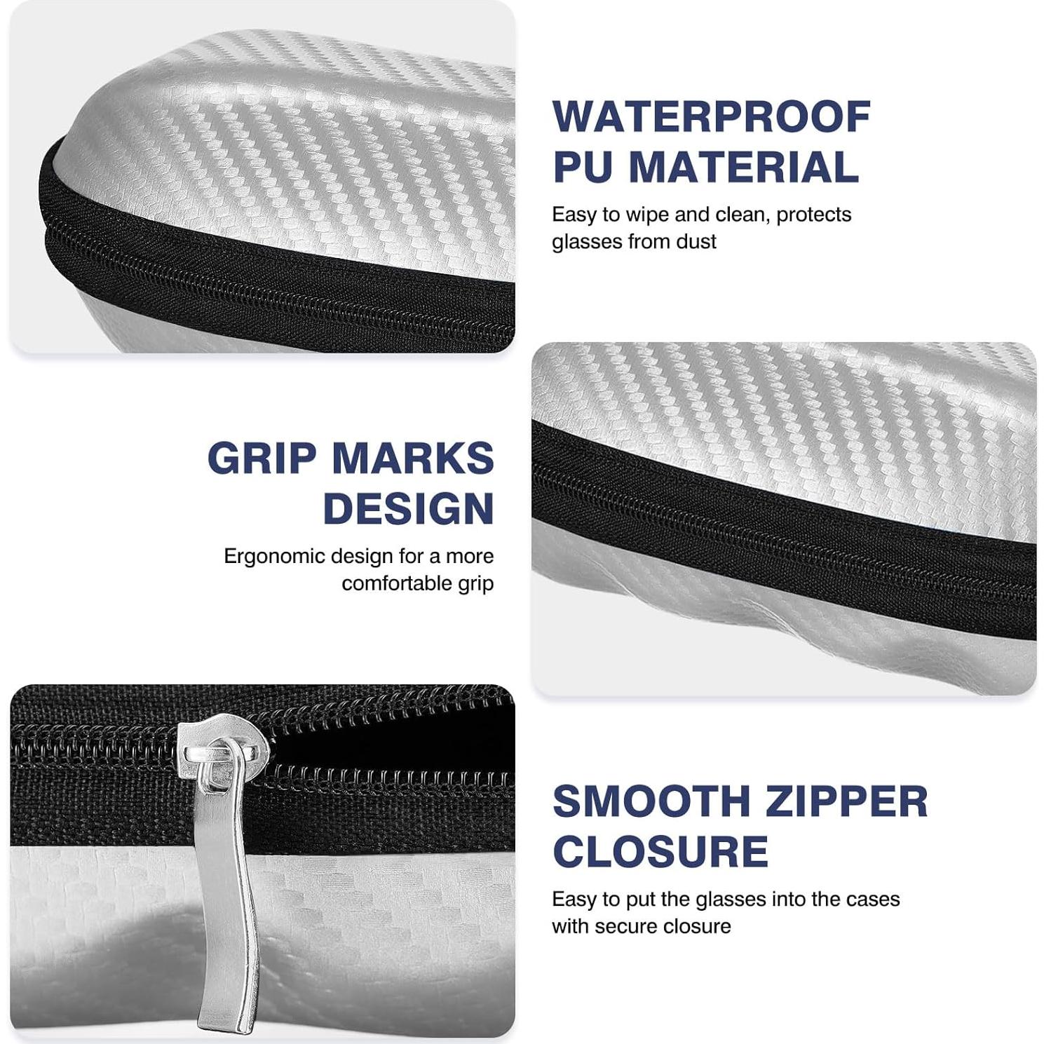 Funda de Gafas Semi Dura MoKo con Gancho y Destornillador