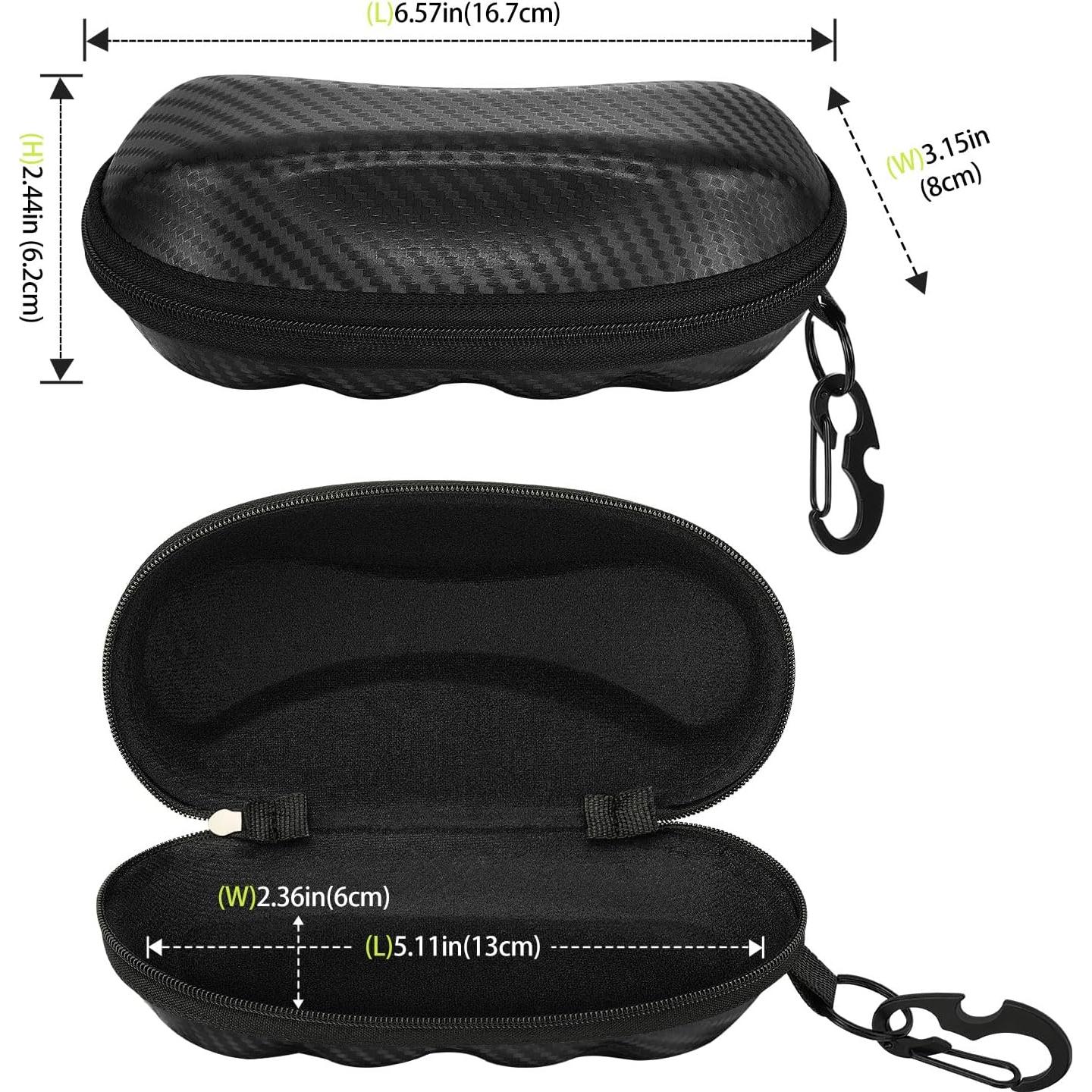 Funda de Gafas Semi Dura MoKo con Gancho y Destornillador