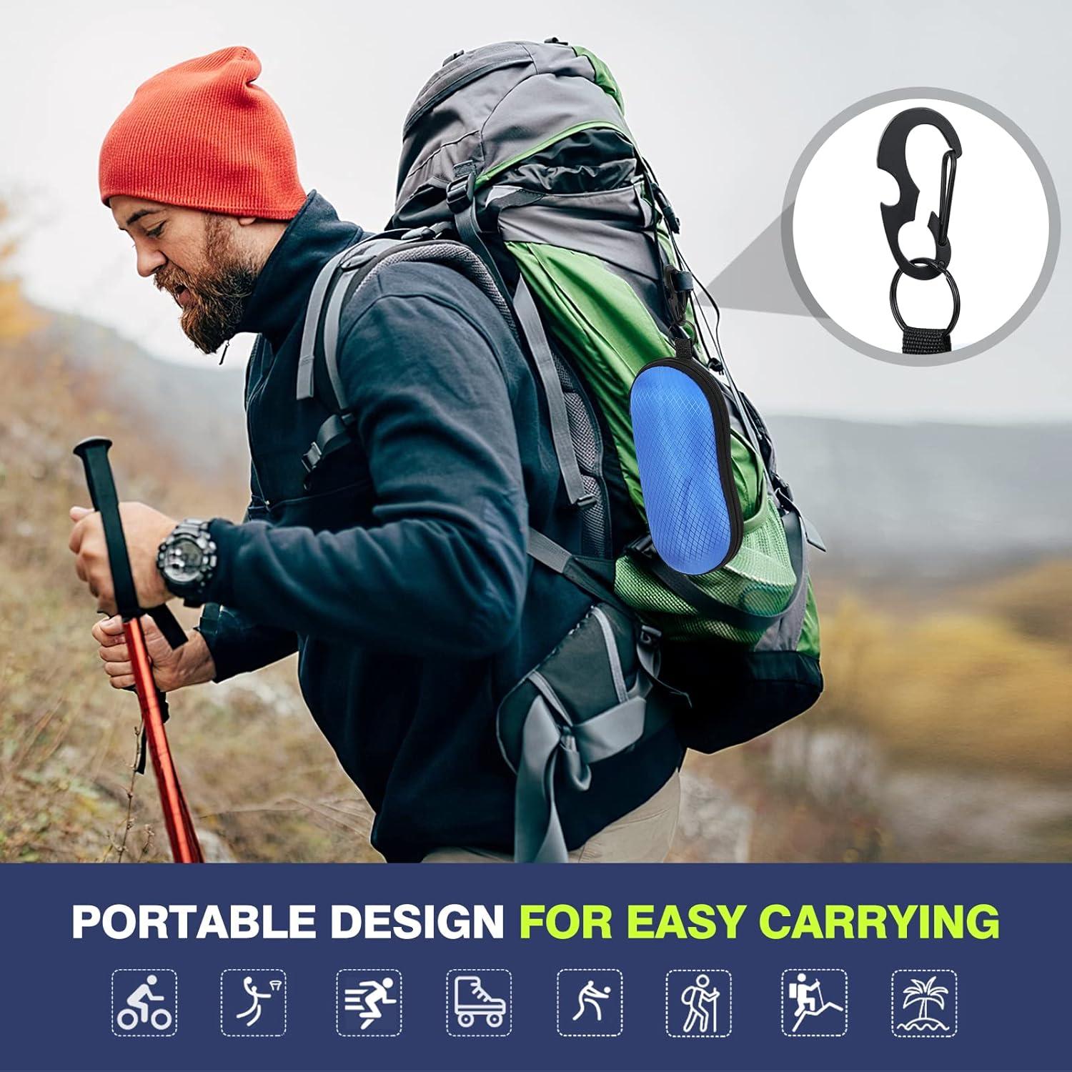 Funda de Gafas Semi Dura MoKo Azul con Gancho y Destornillador