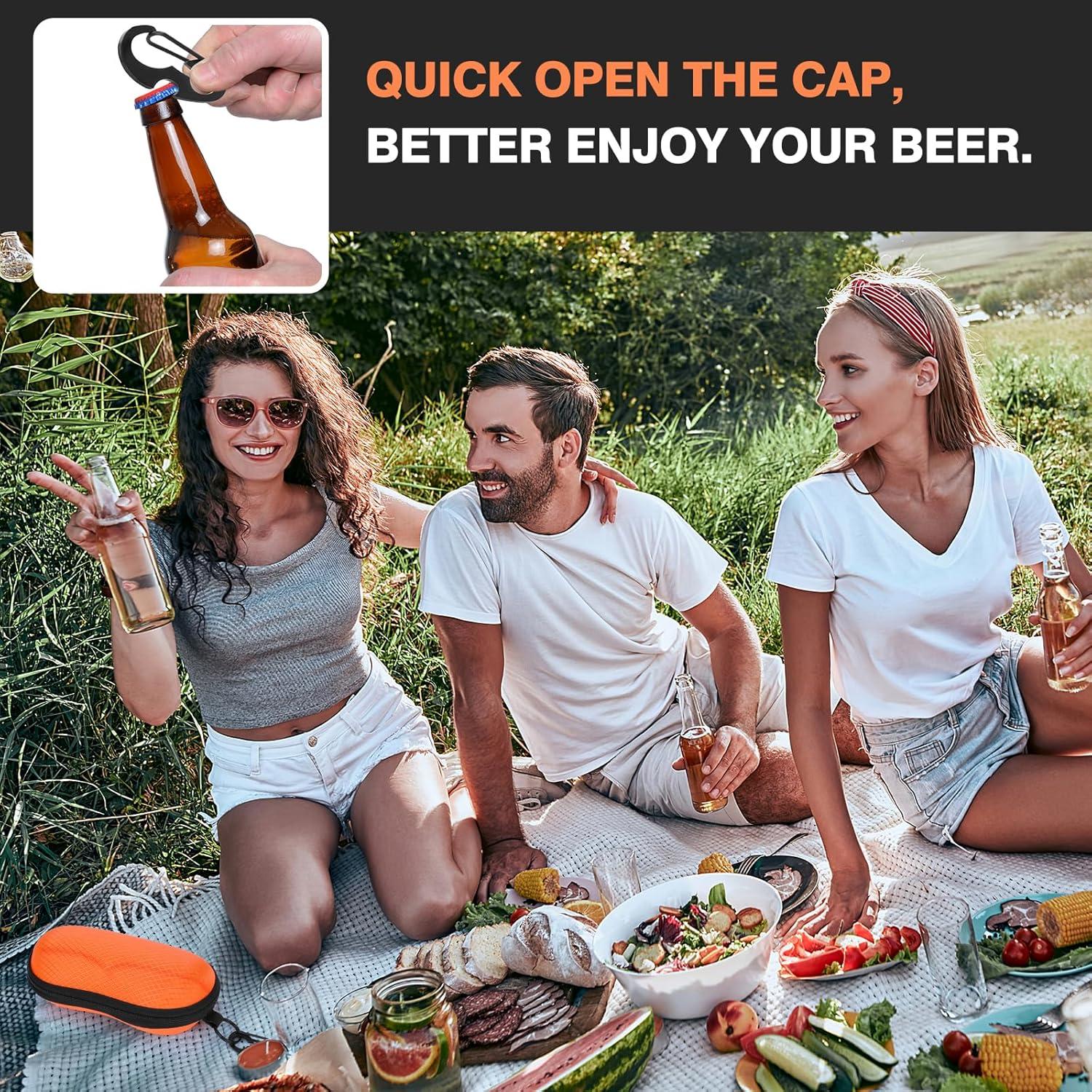 Funda de Gafas Semi Dura MoKo con Gancho y Destornillador