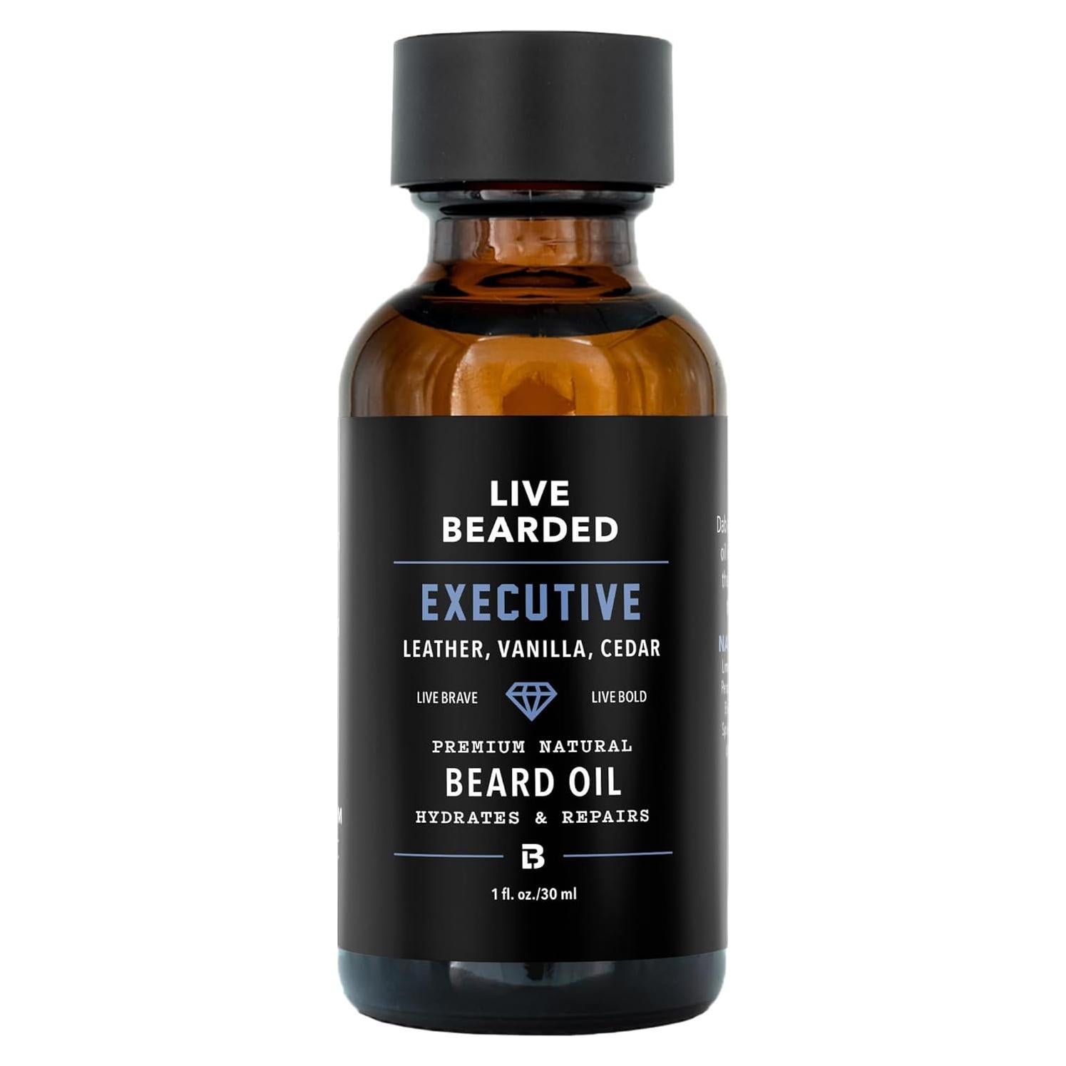 Aceite para Barba Live Bearded 28ml Aroma Ejecutivo