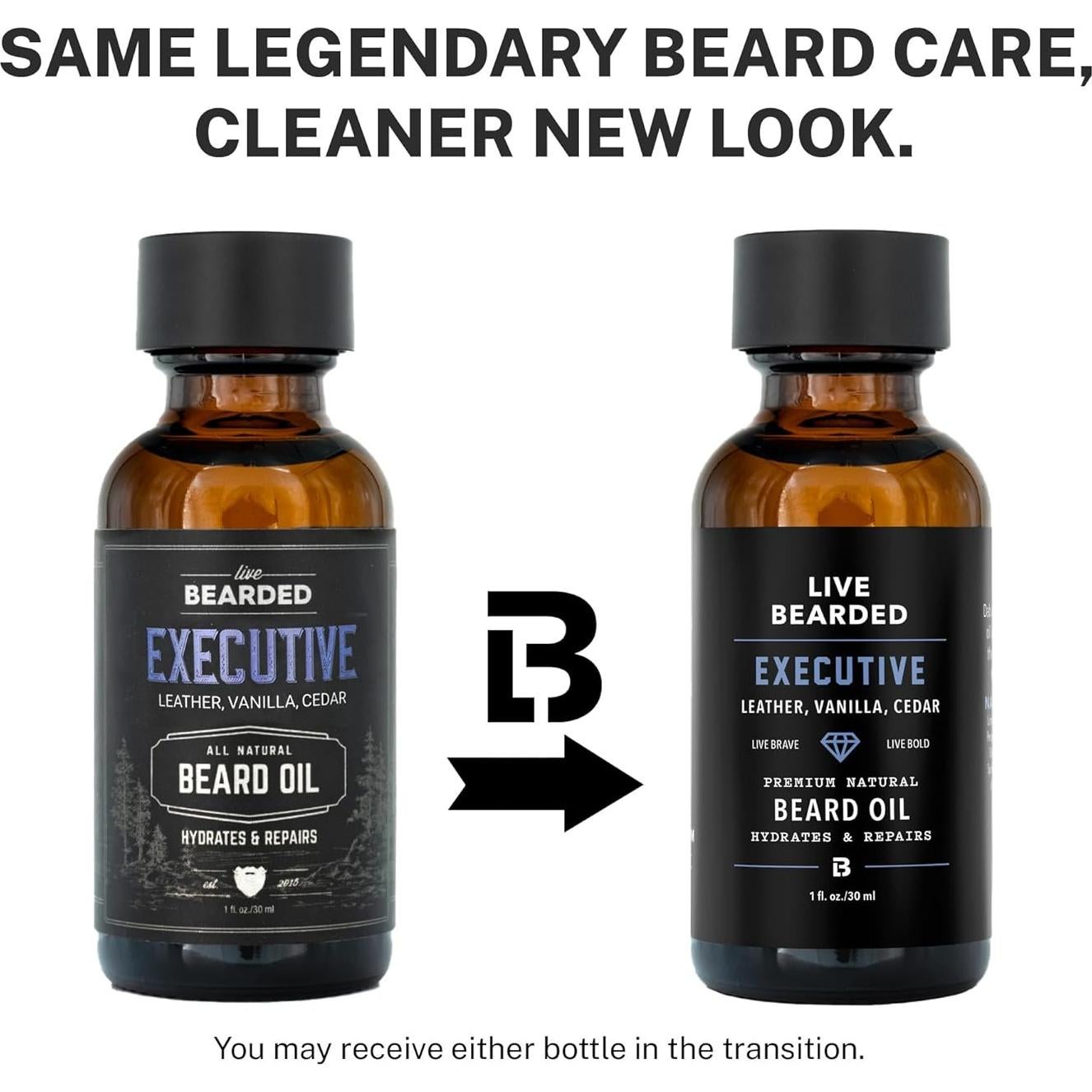 Aceite para Barba Live Bearded 28ml Aroma Ejecutivo