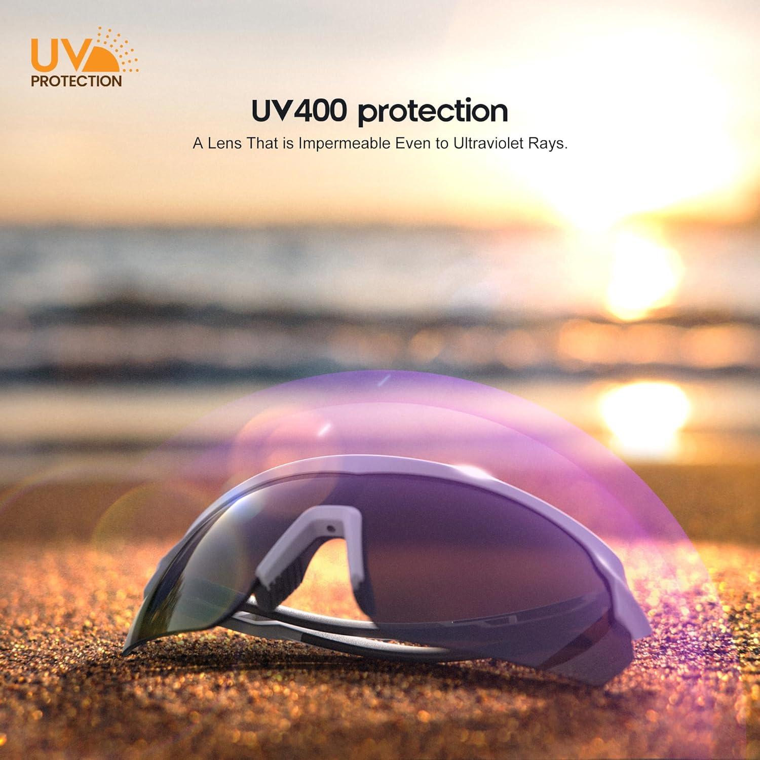 Gafas de Ciclismo Polarizadas YOZISS Cg9025w-g UV400