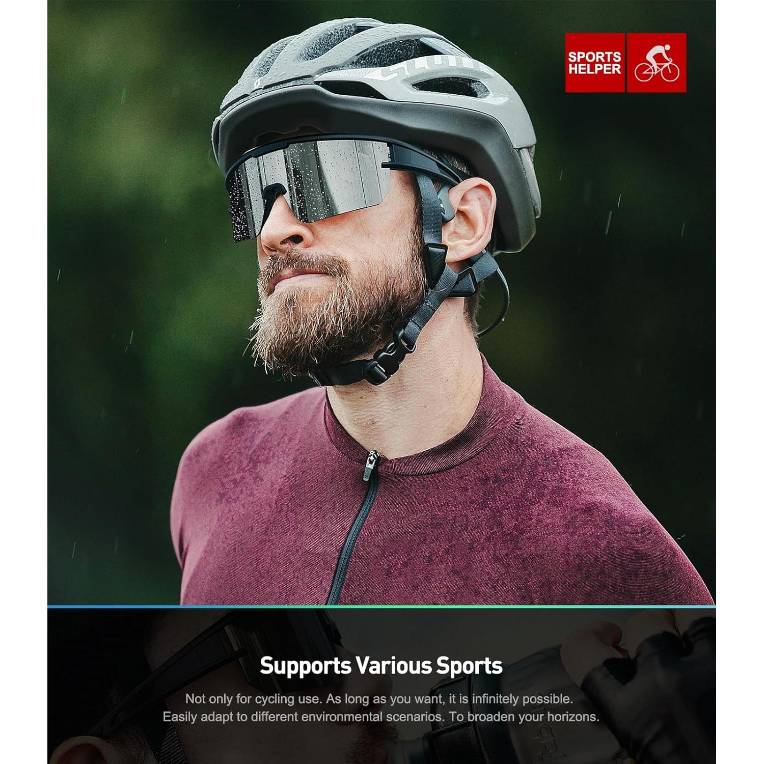 Gafas de Ciclismo Polarizadas YOZISS Cg9013b-g UV400