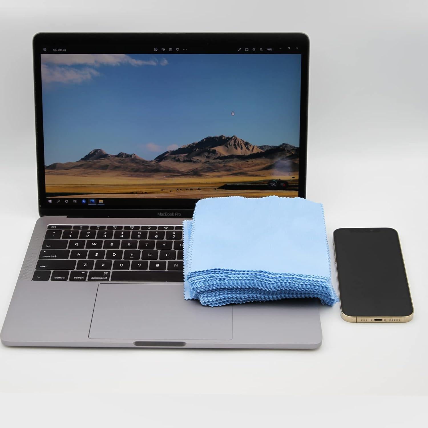 Paño de limpieza AAWipes 100 pcs 14x14 cm Azul