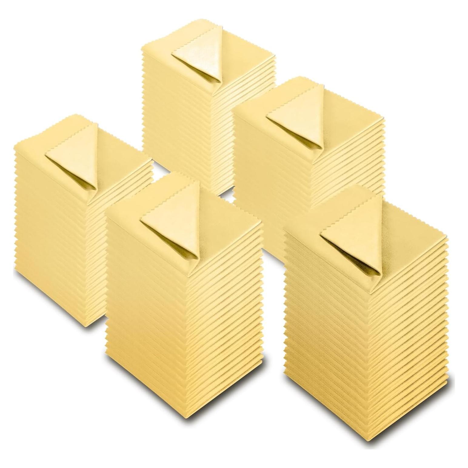 Paños de limpieza AAWipes 100 unidades 14x14 cm amarillos