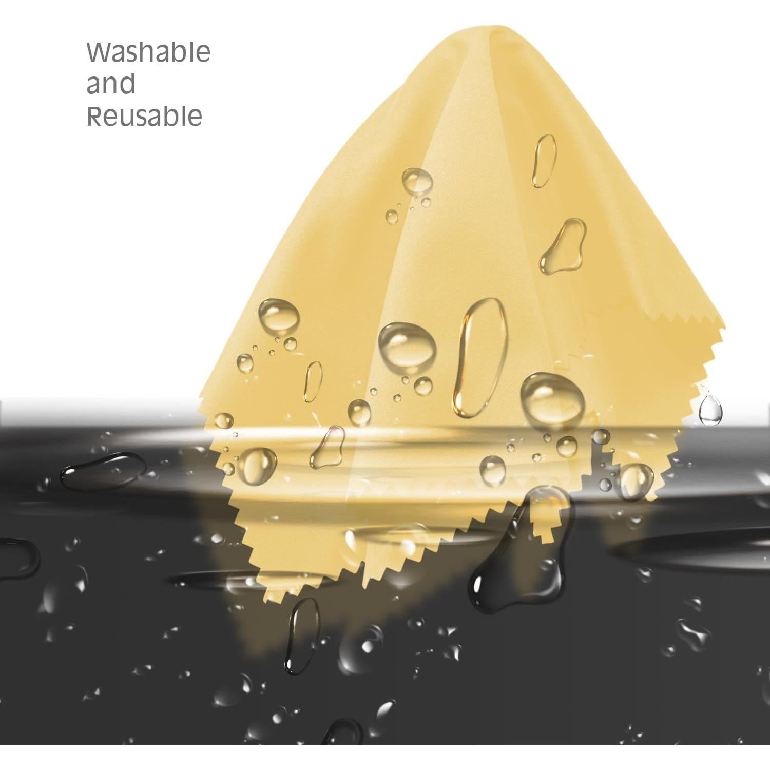 Paños de limpieza AAWipes 100 unidades 14x14 cm amarillos