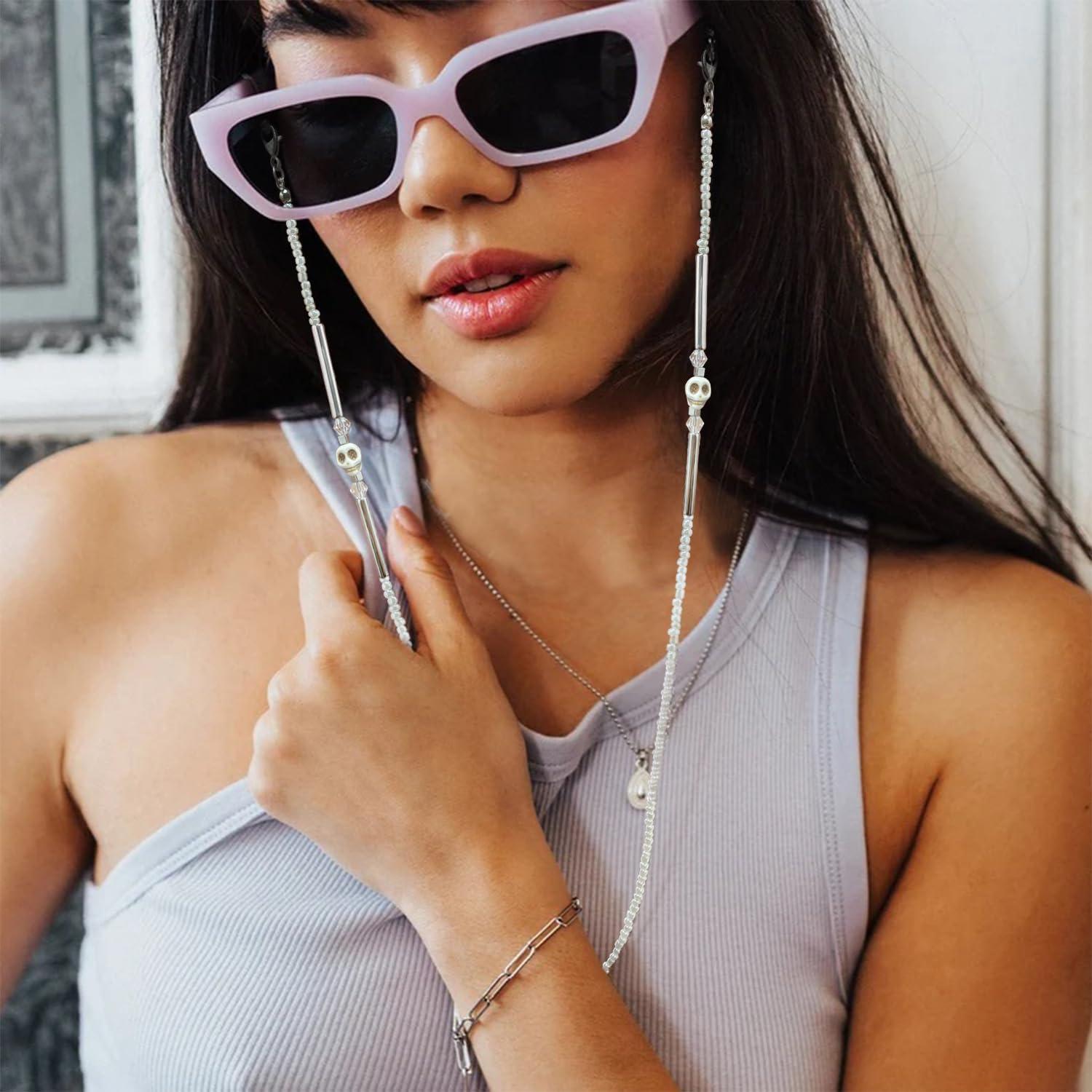 Cadena de Gafas ERNAULO para Mujeres con Perlas 73.66 cm