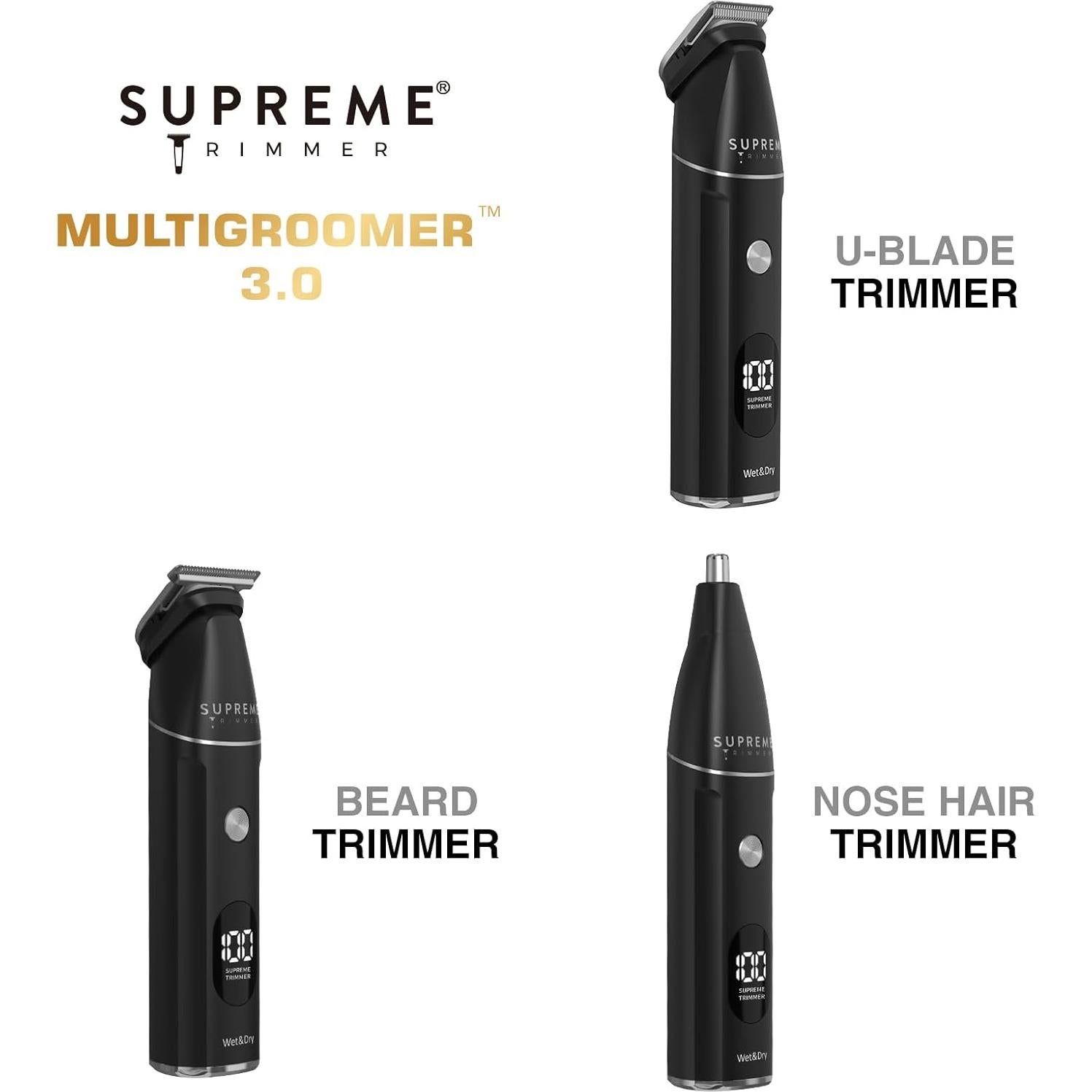 Recortadora Todo-en-Uno Supreme Trimmer SMG3030 IPX6