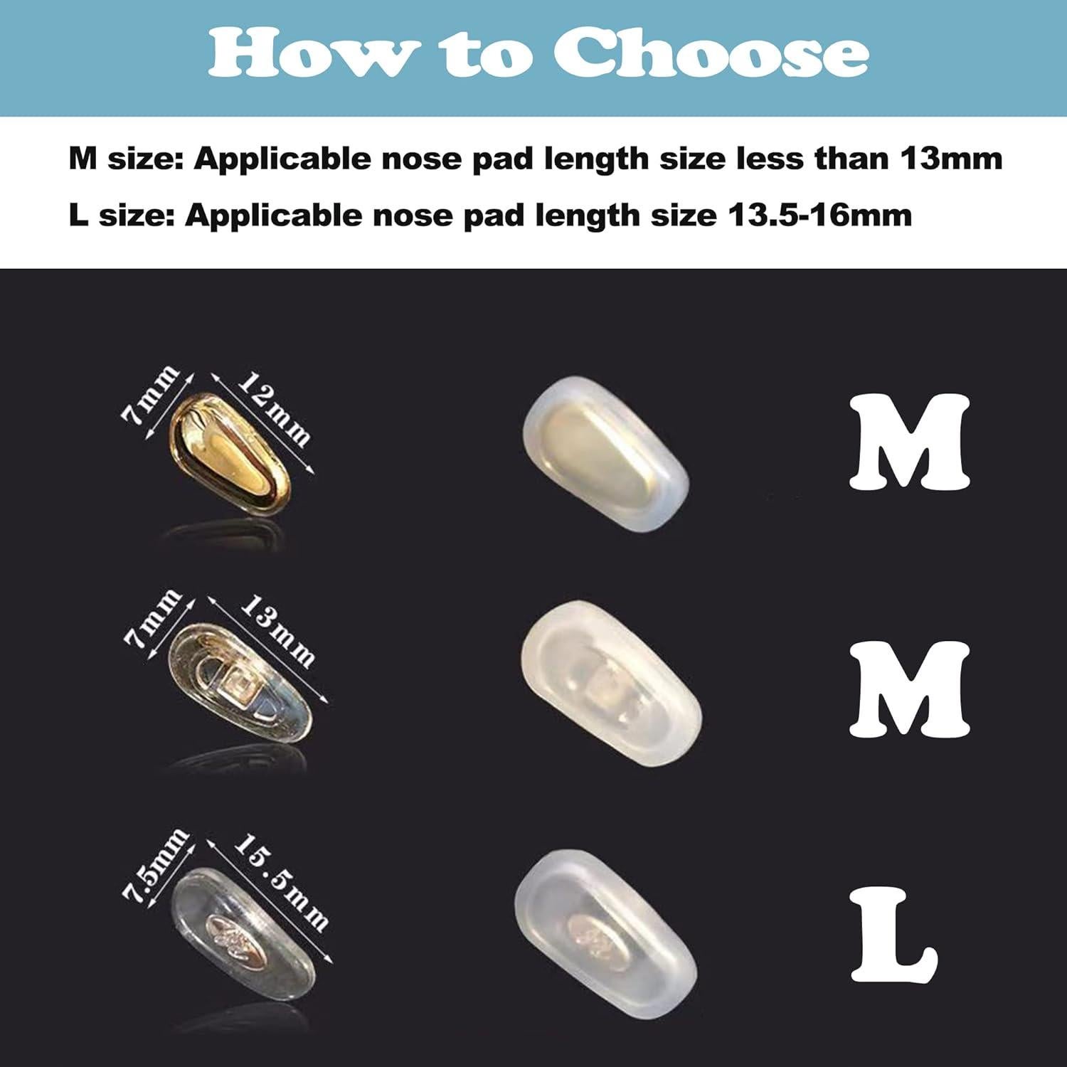 Cubiertas Almohadillas Nasales LVVFIT Silicona 5 Pares M