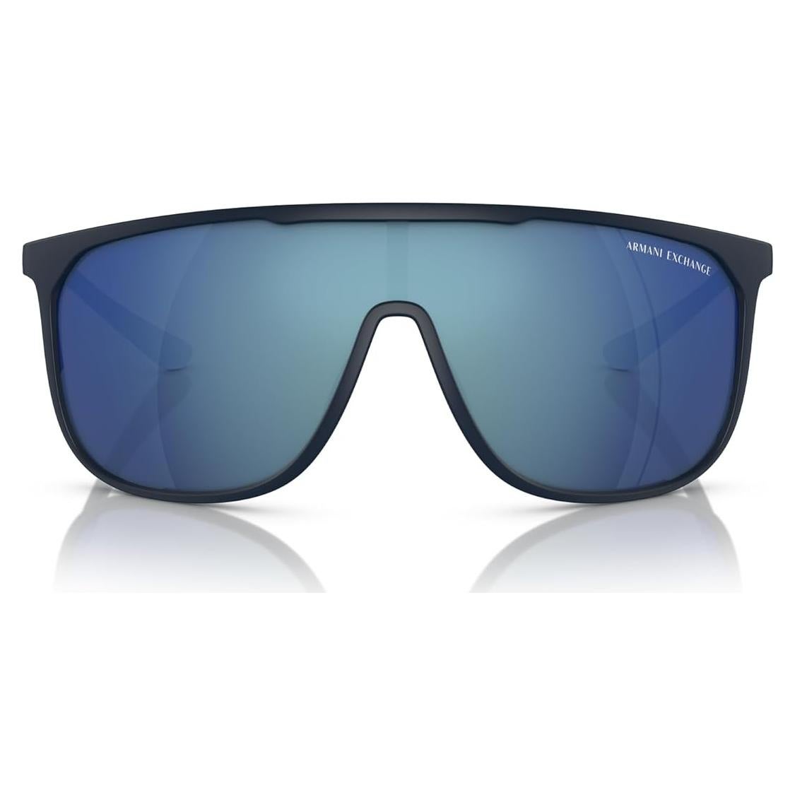 Gafas de sol cuadradas Armani Exchange AX4137SU azul mate