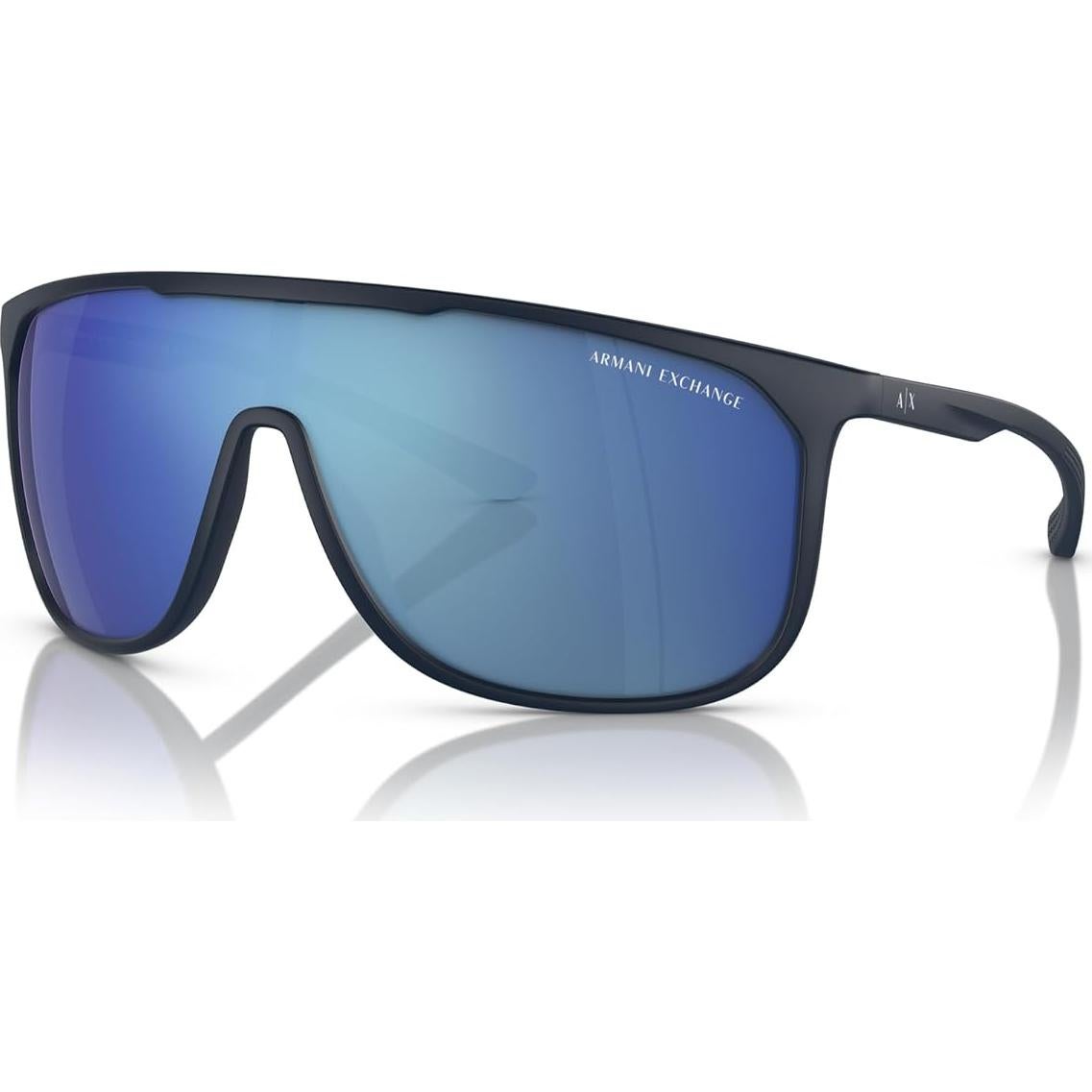 Gafas de sol cuadradas Armani Exchange AX4137SU azul mate