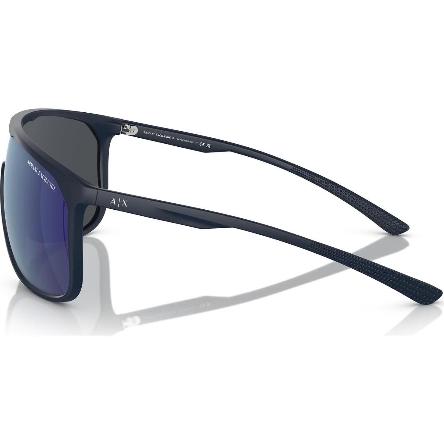 Gafas de sol cuadradas Armani Exchange AX4137SU azul mate