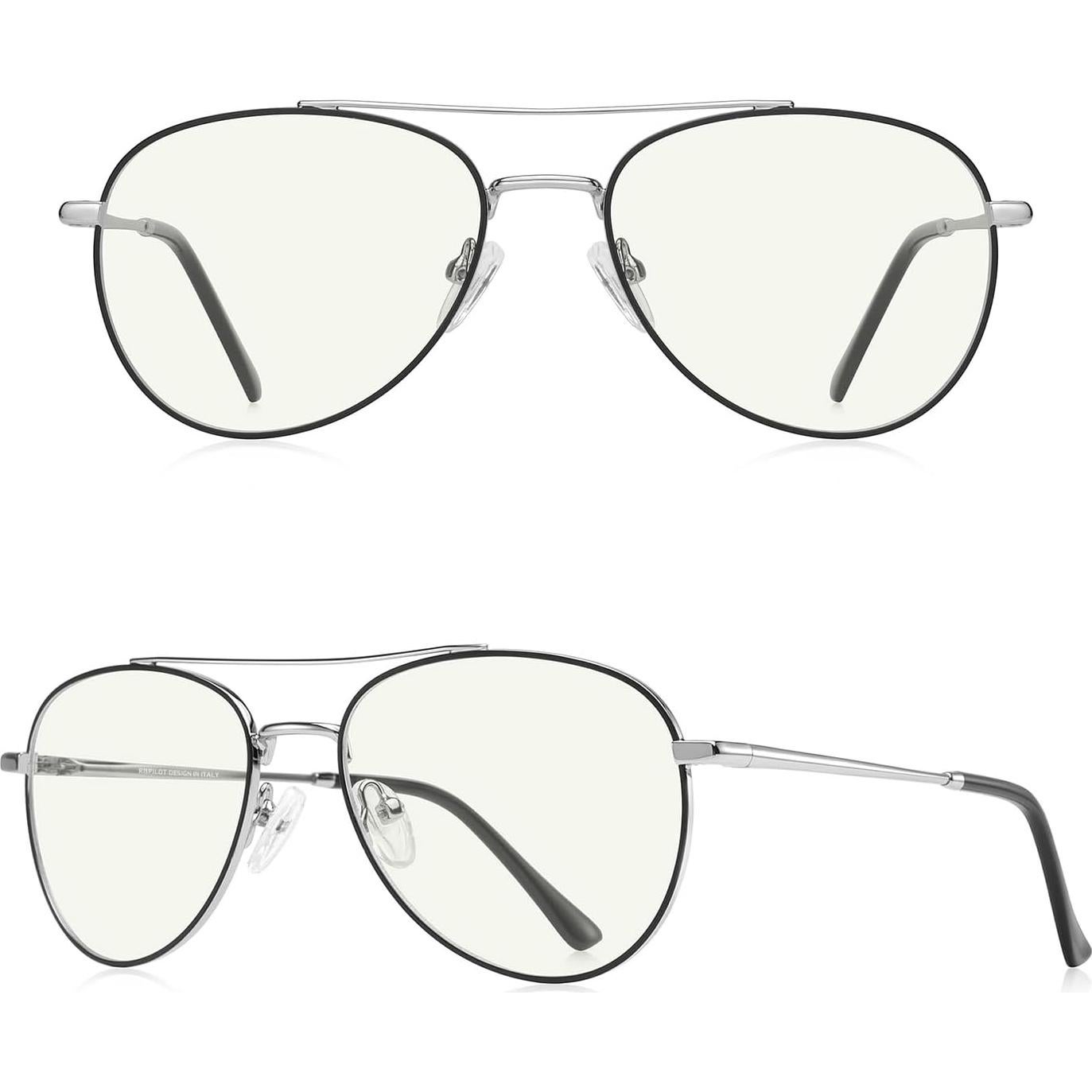 Gafas de lectura aviador RB6456 con filtro luz azul 54mm