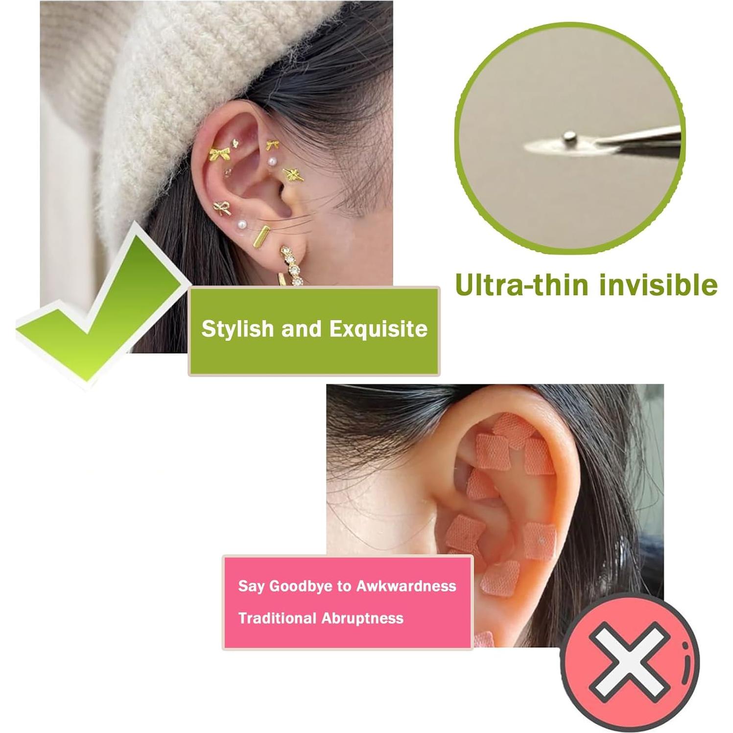 Kit de Acupuntura con Semillas de Oído Genérico - 20 Piezas