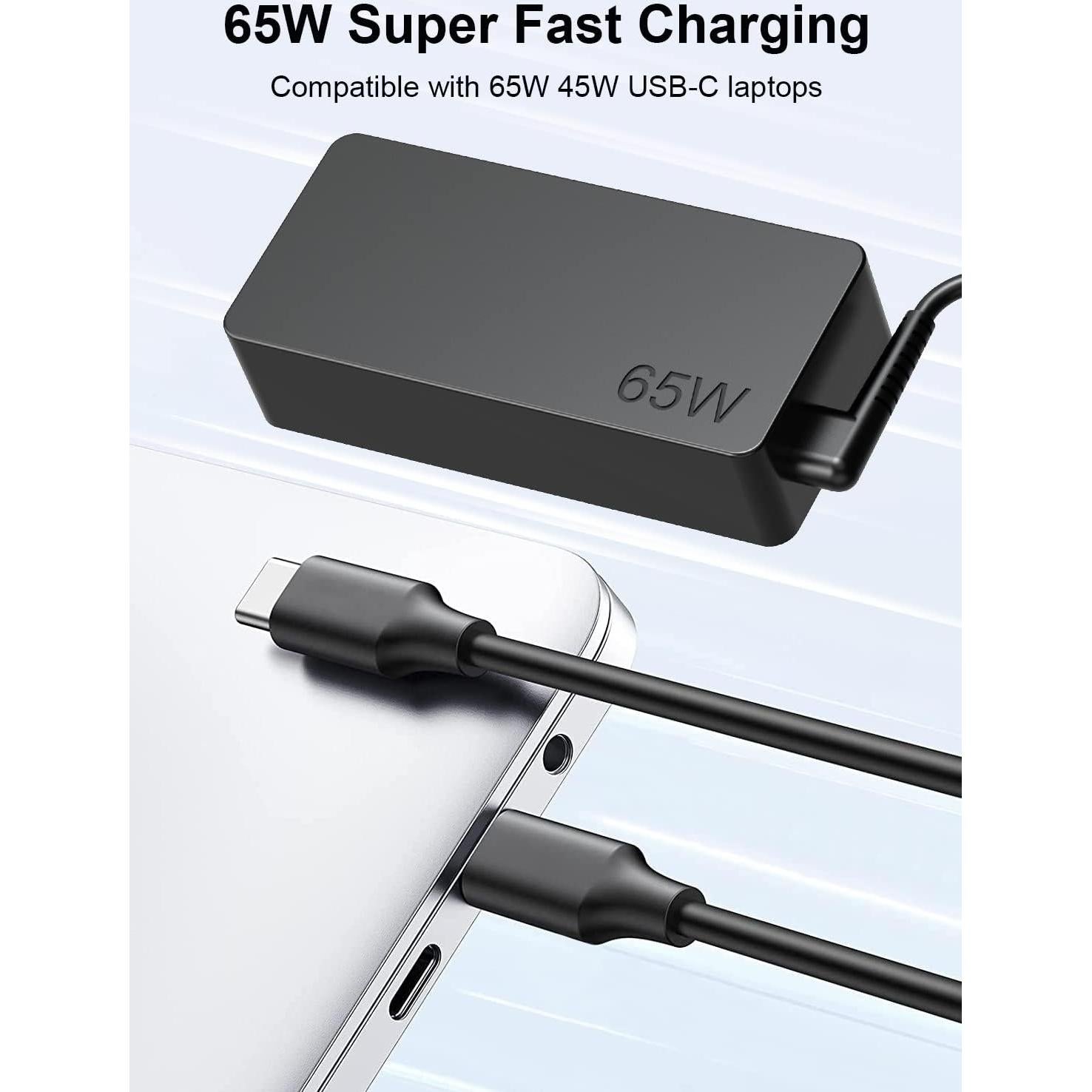 Cargador de Laptop USB C 65W Skstyle para Lenovo HP Dell