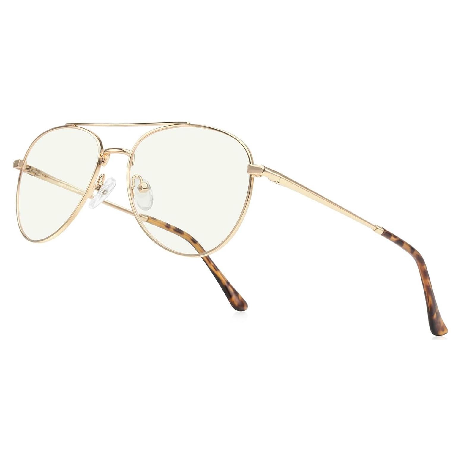 Gafas de lectura aviador RB6456 con filtro luz azul 54mm