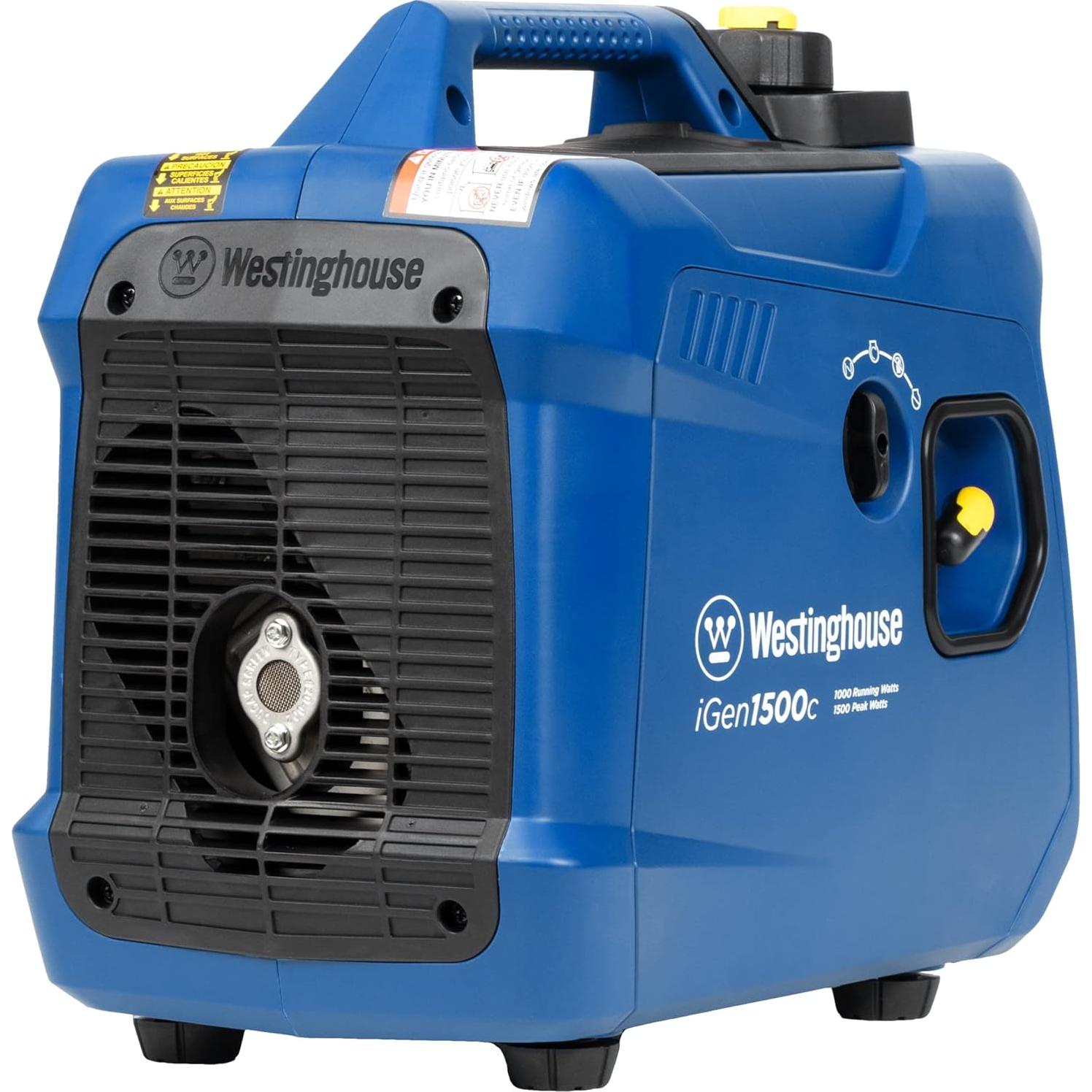 Generador Inversor Westinghouse iGen1500c 1500W Gas Silencioso