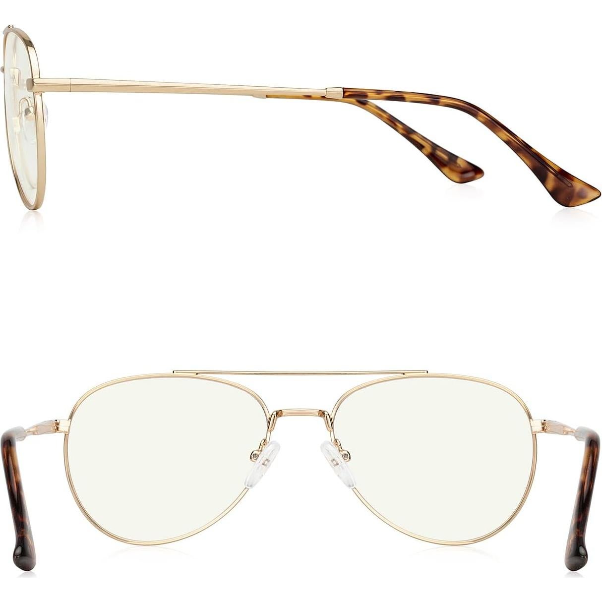 Gafas de lectura aviador RB6456 con filtro luz azul 1.5x