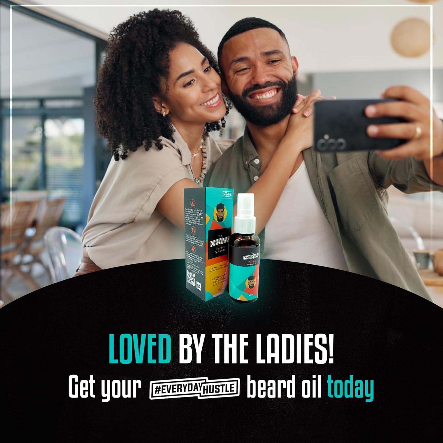 Kit de Cuidado de Barba EverydayHustle 3 en 1 - Champú, Acondicionador y Aceite