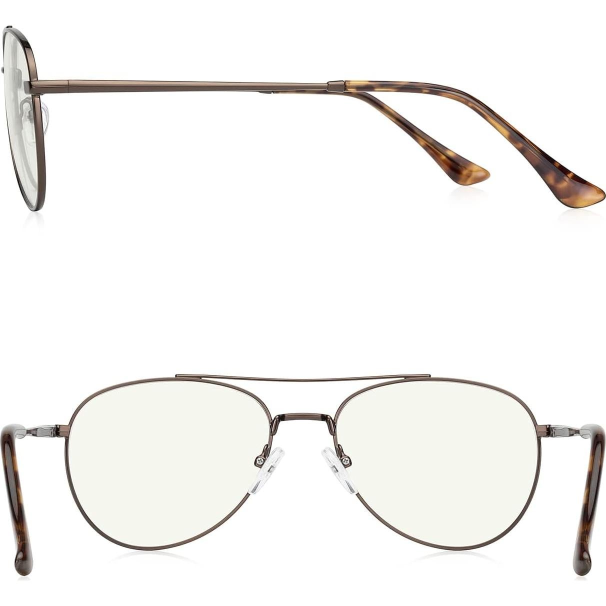 Gafas de lectura aviador RB6456 con luz azul 54mm