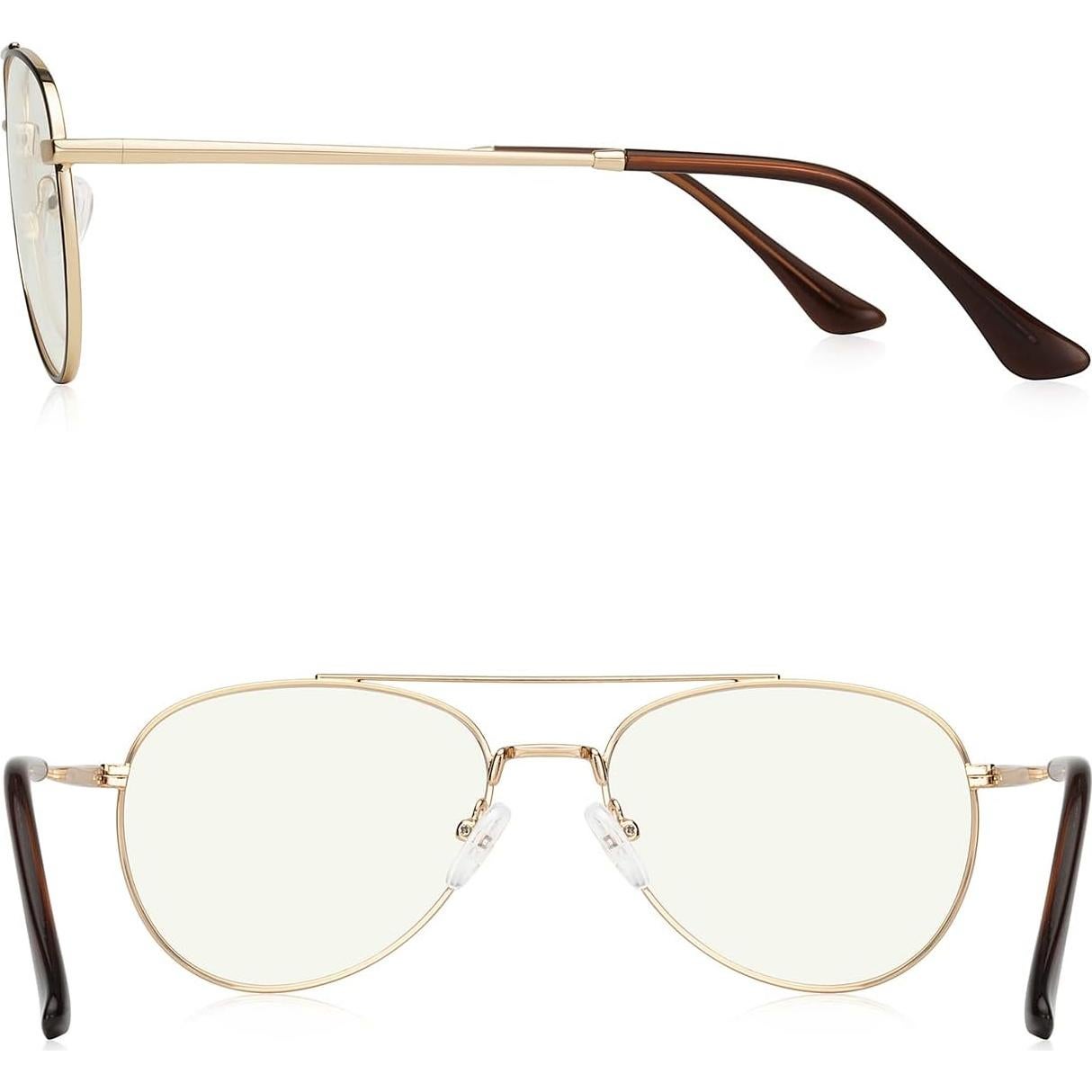 Gafas de lectura aviador RB6456 con filtro luz azul 54mm