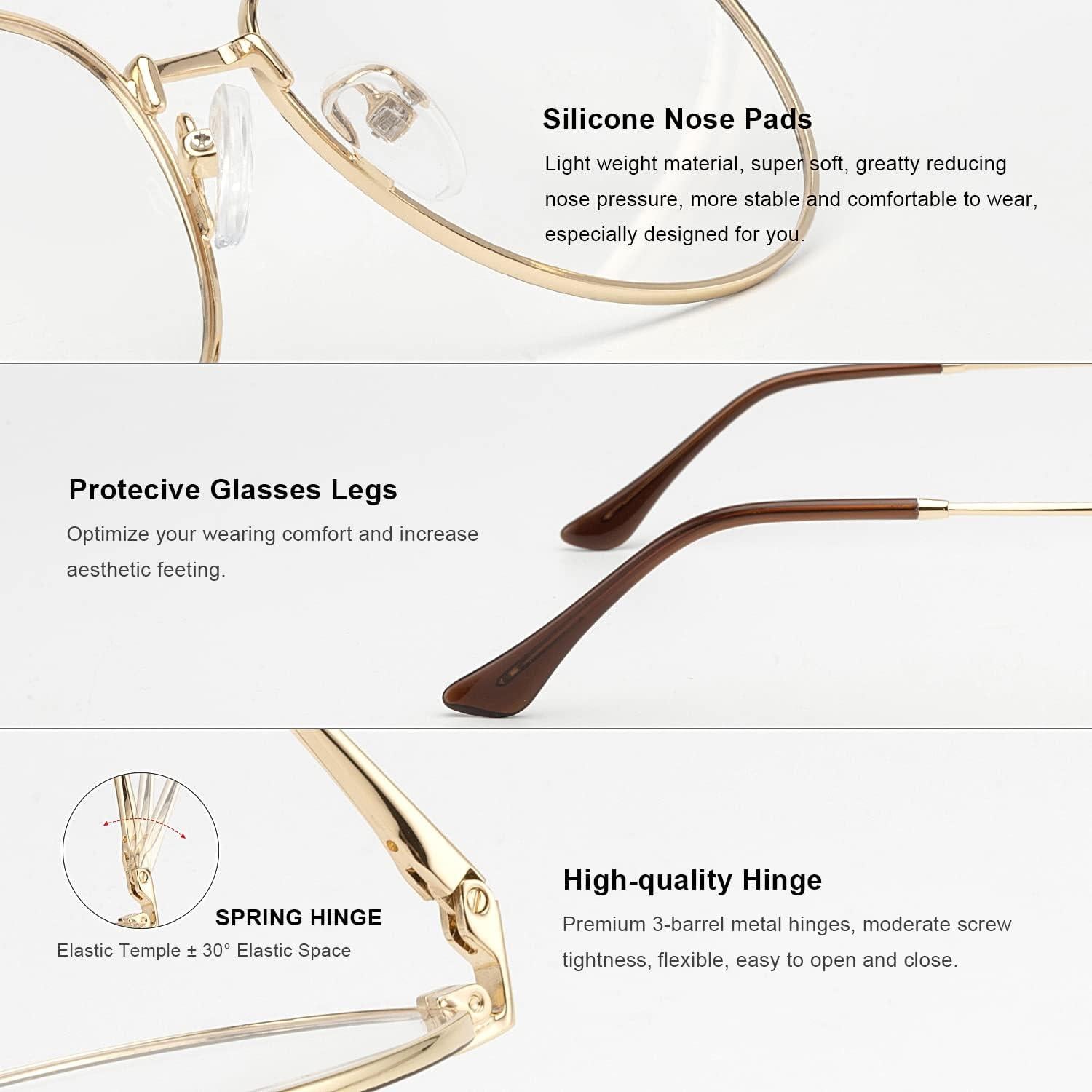 Gafas de lectura aviador RB6456 con filtro luz azul 54mm