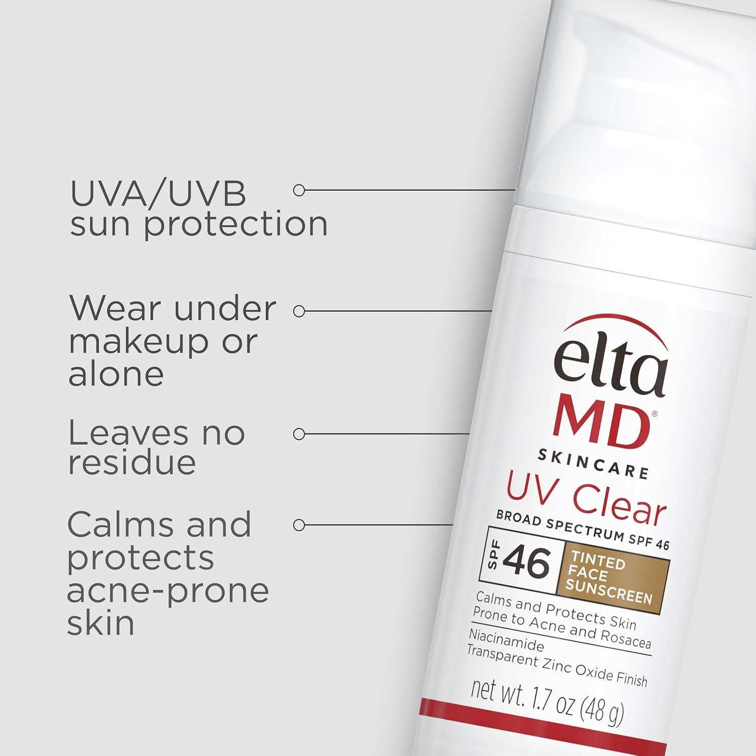 EltaMD UV Clear Protector Solar Tinte SPF 46 50 ml