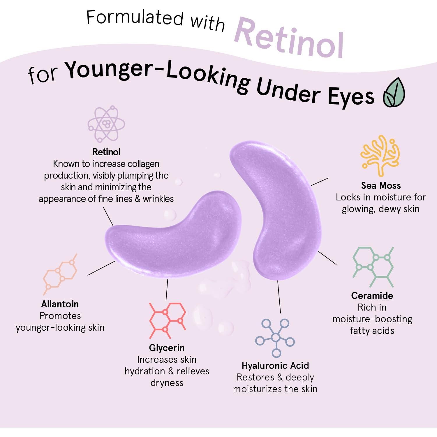 Parches para Ojos Grace & Stella - 24 Pares Antienvejecimiento