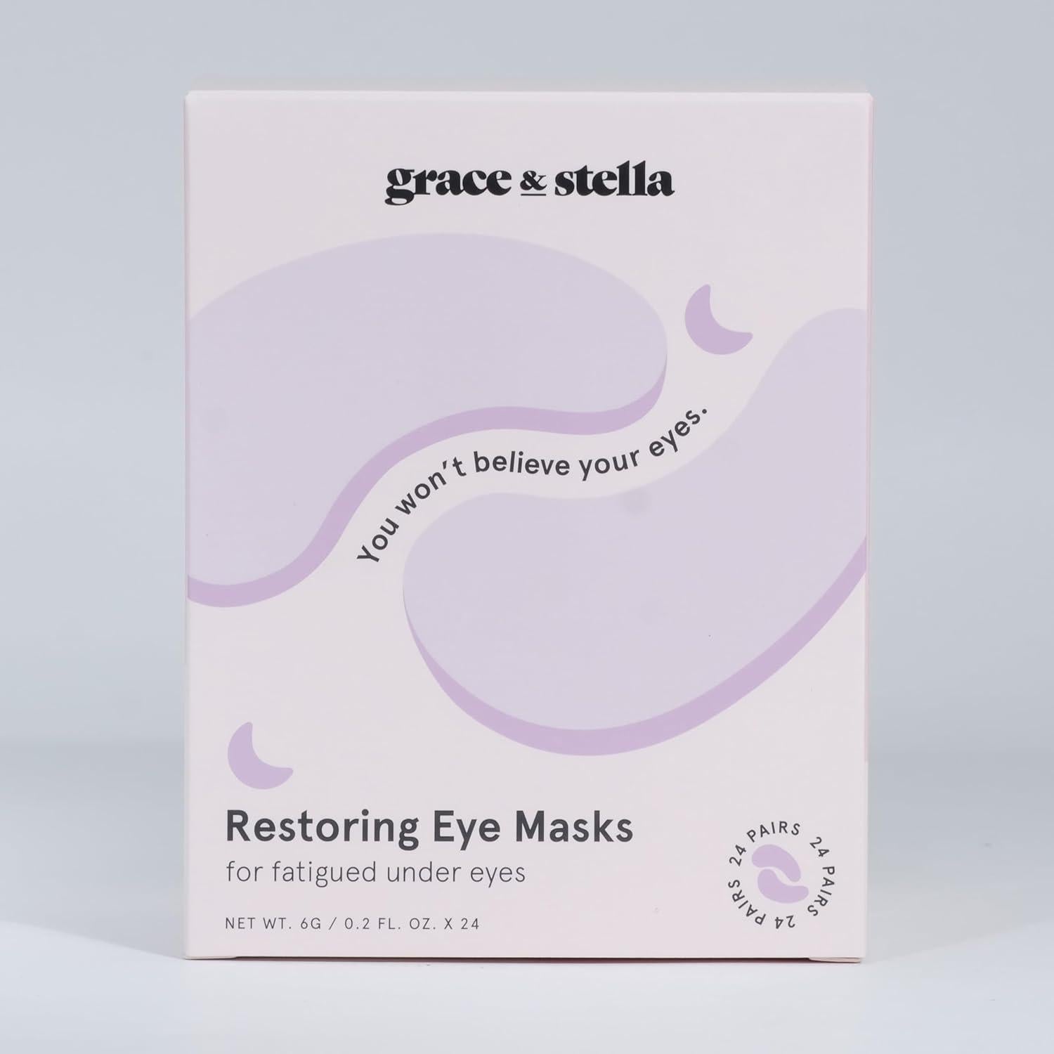 Parches para Ojos Grace & Stella - 24 Pares Antienvejecimiento