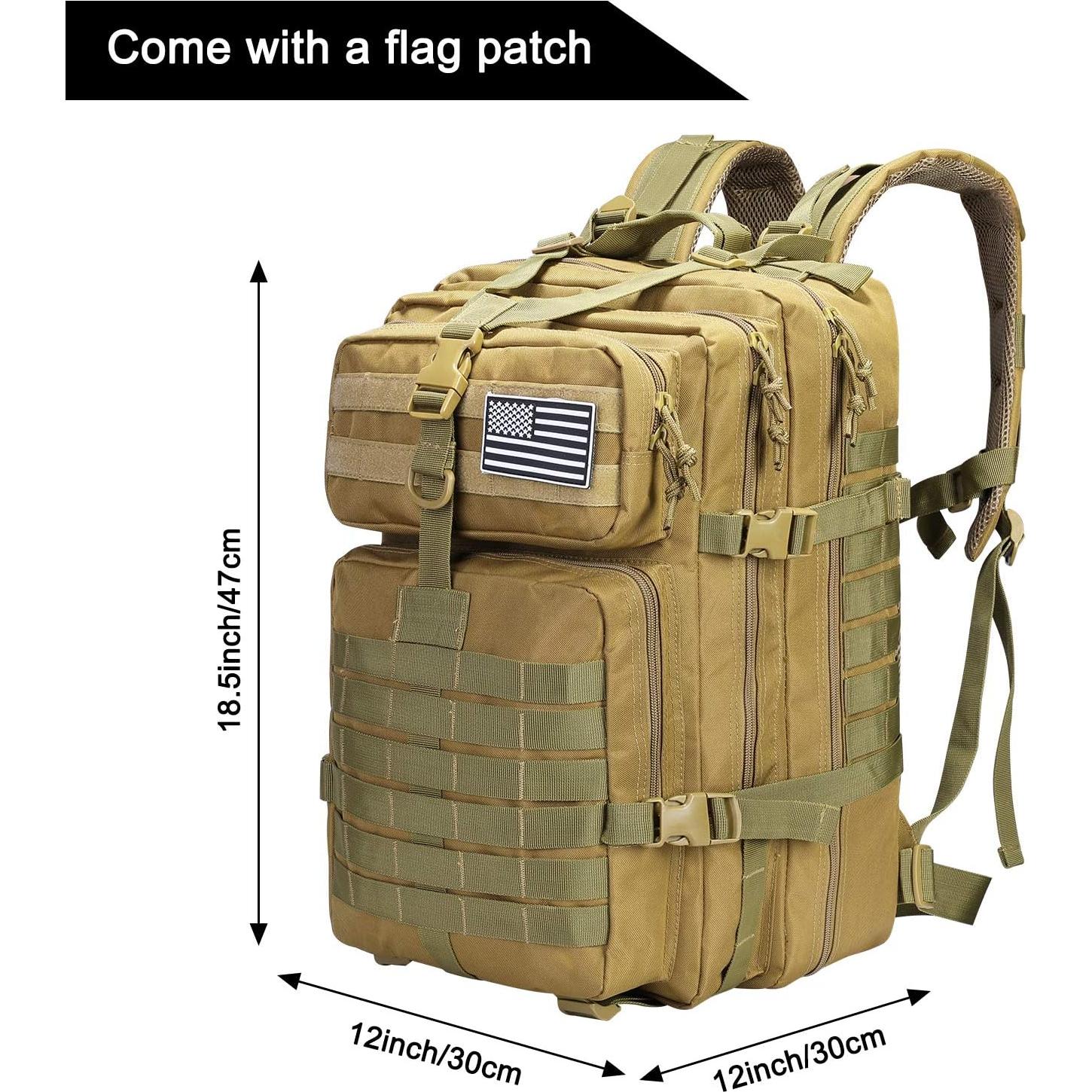 Mochila Táctica Militar Prospo 40L Molle para Supervivencia