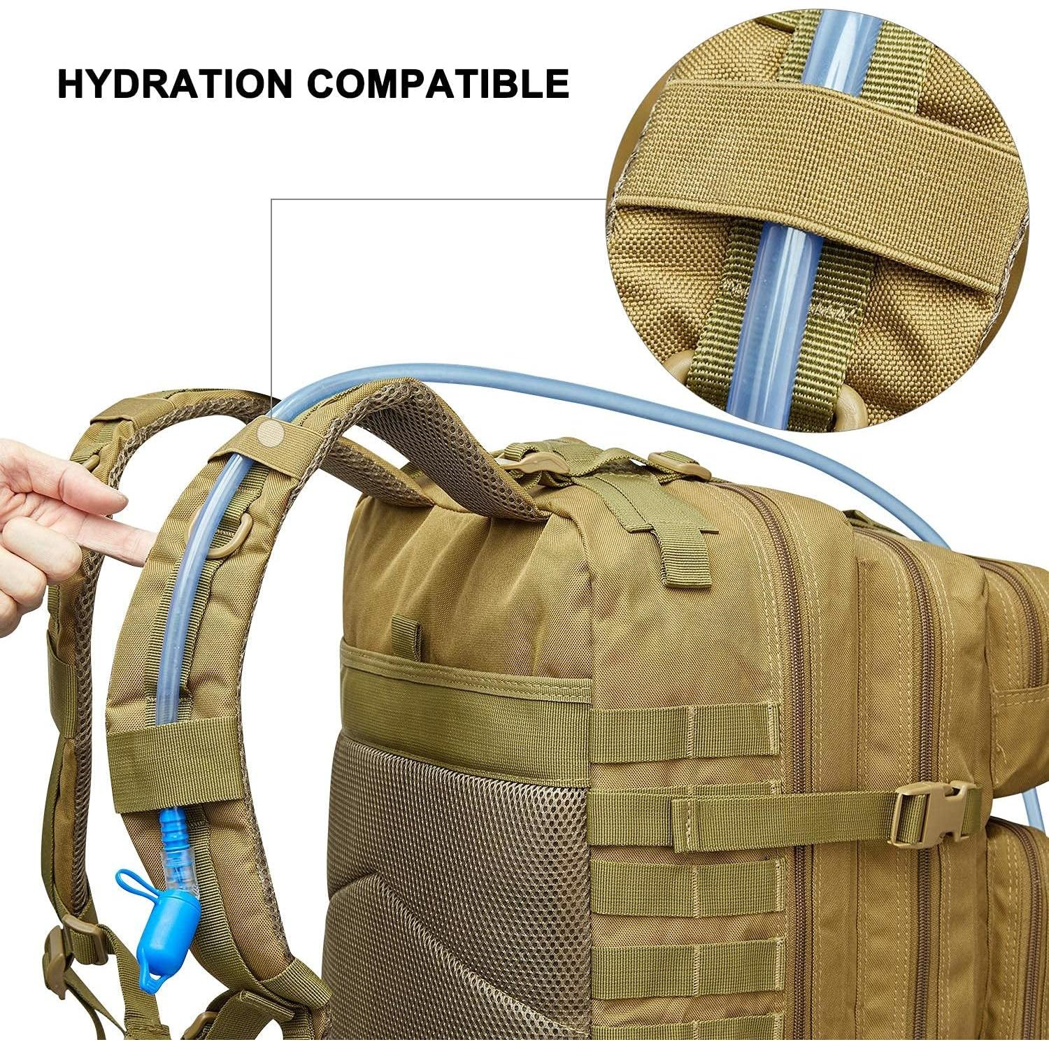 Mochila Táctica Militar Prospo 40L Molle para Supervivencia