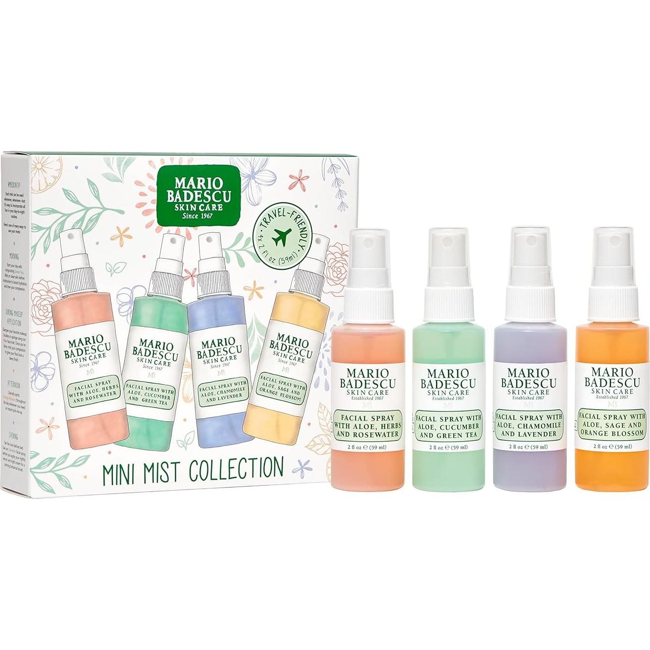 Spray Facial Mario Badescu Pack de 4 Hidratantes 59 ml
