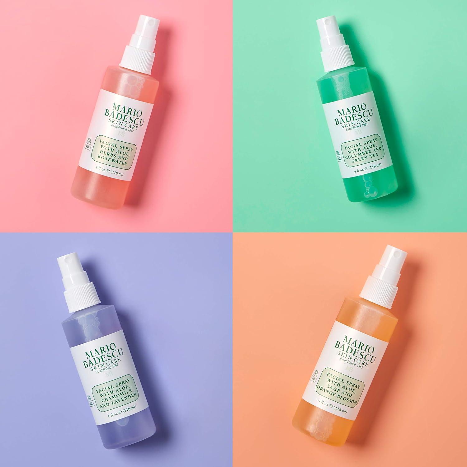 Spray Facial Mario Badescu Pack de 4 Hidratantes 59 ml