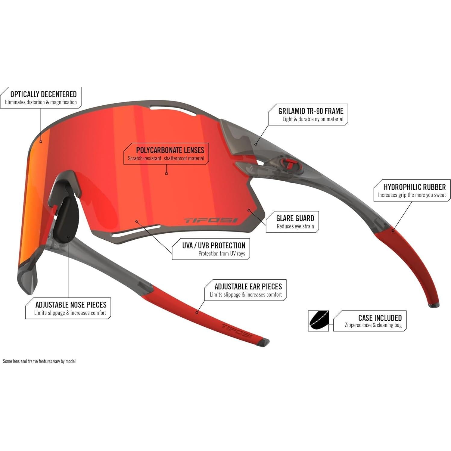 Gafas de sol Tifosi Rail Race con lentes intercambiables
