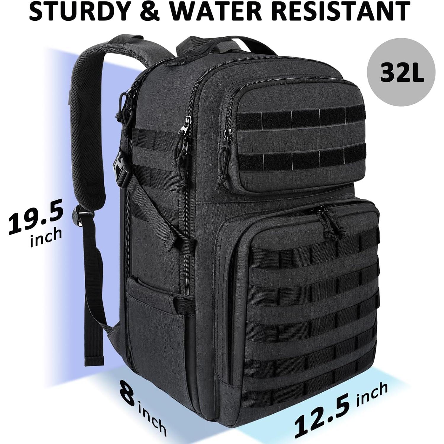 Mochila MATEIN para Laptop 17" Resistente al Agua 32L