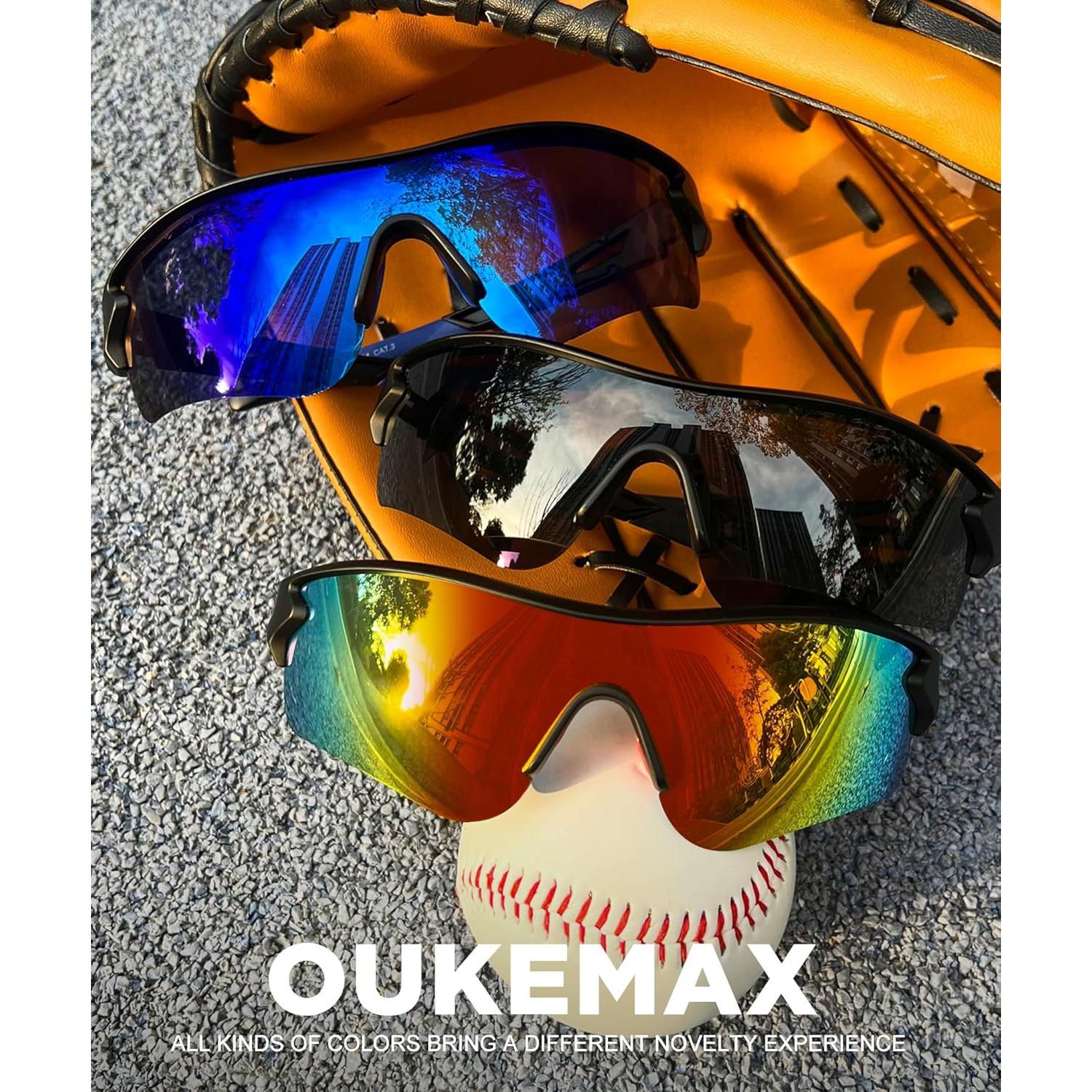 Gafas de sol OUKEMAX polarizadas para deportes y ciclismo