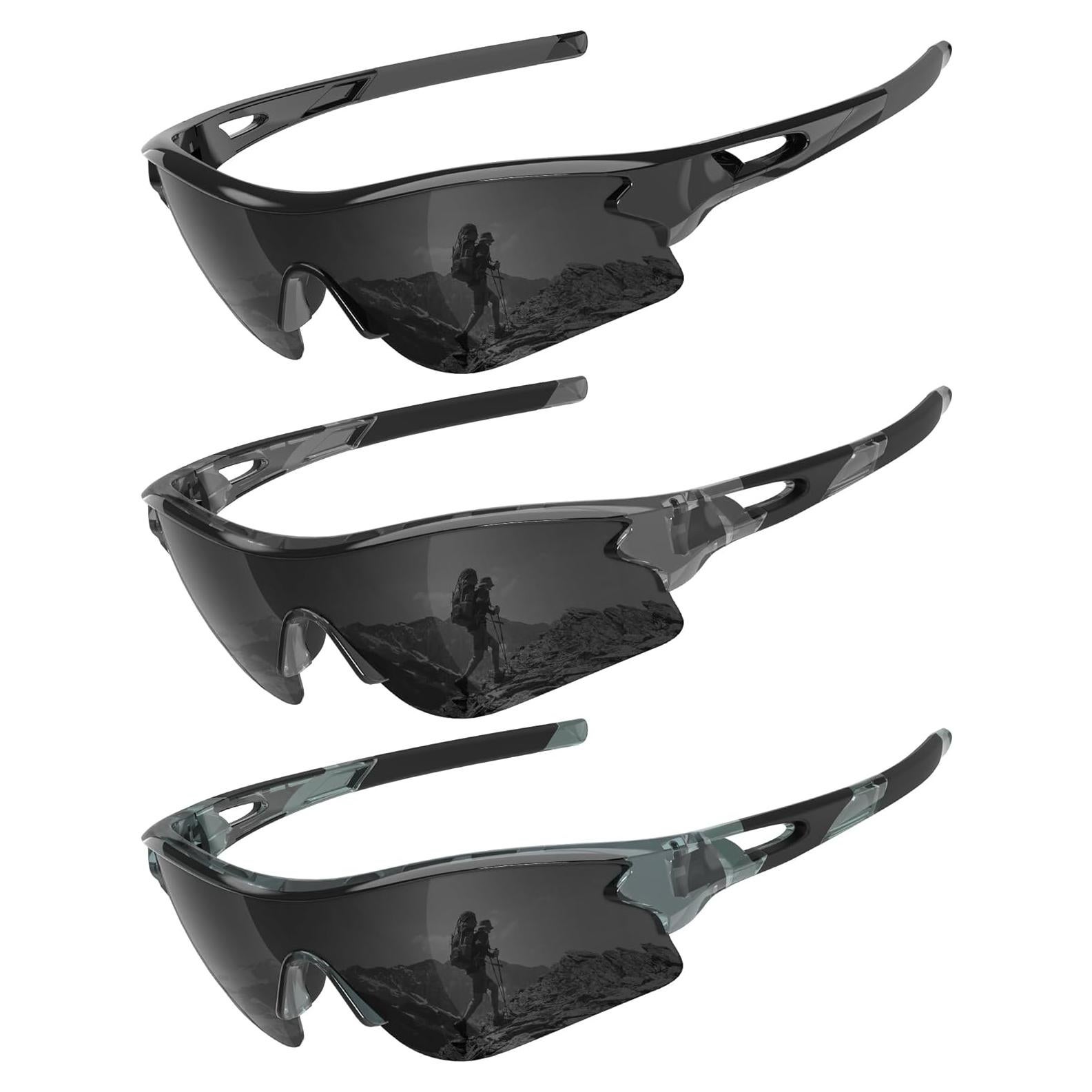 Gafas de sol polarizadas OUKEMAX para correr y ciclismo