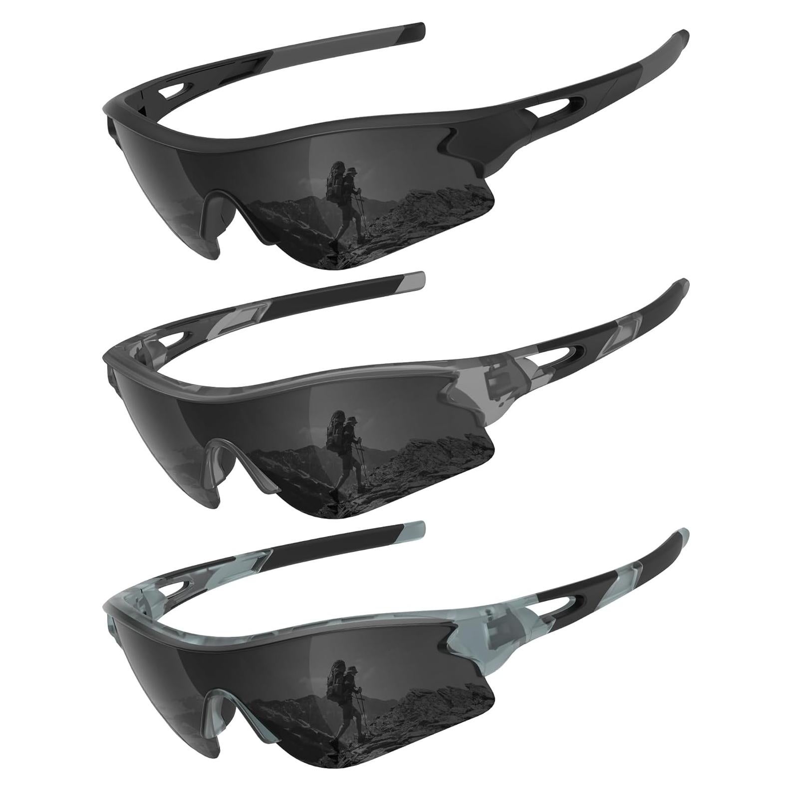 Gafas de sol polarizadas OUKEMAX para correr y ciclismo