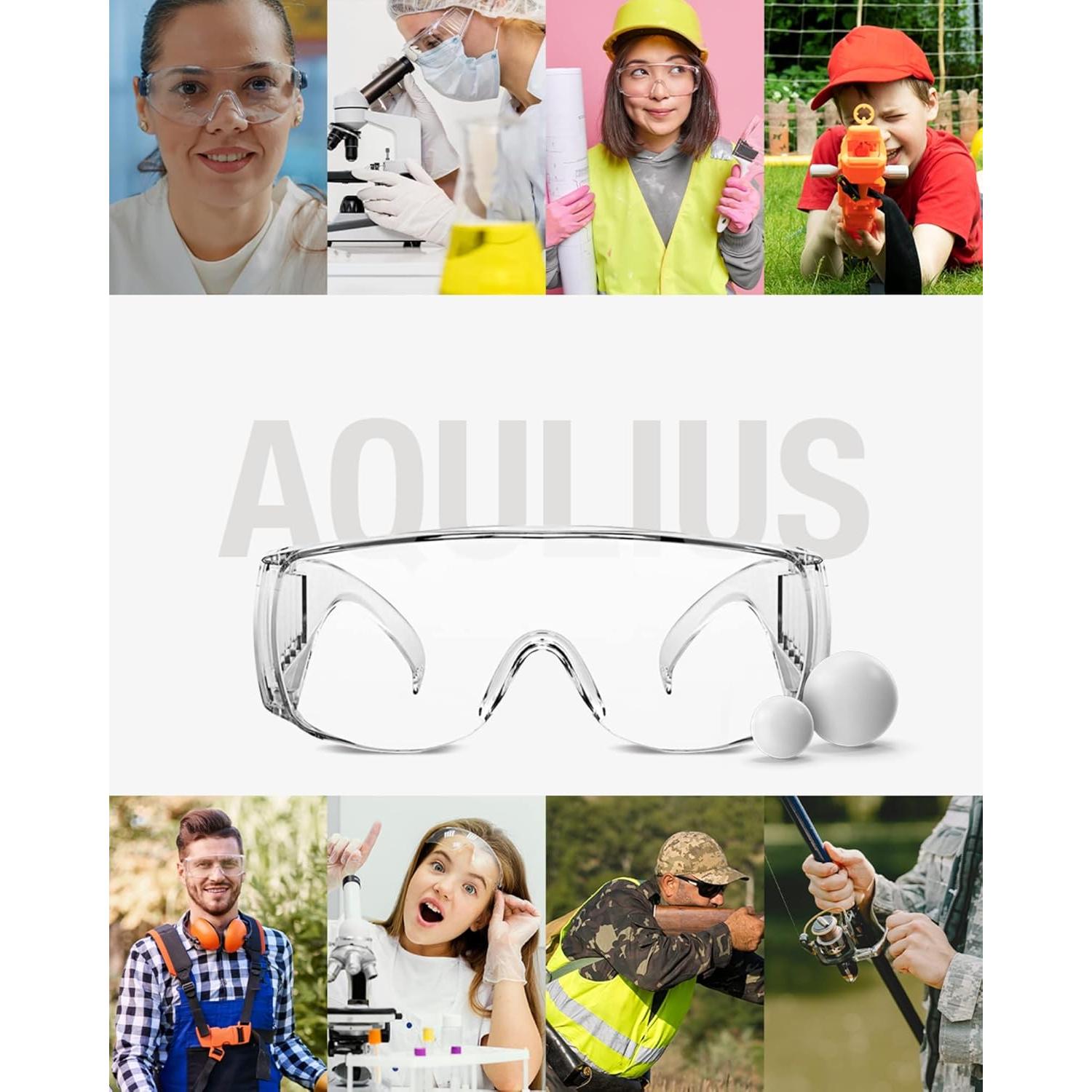 Gafas de Seguridad Aqulius OTG - Resistentes al Vaho y Arañazos