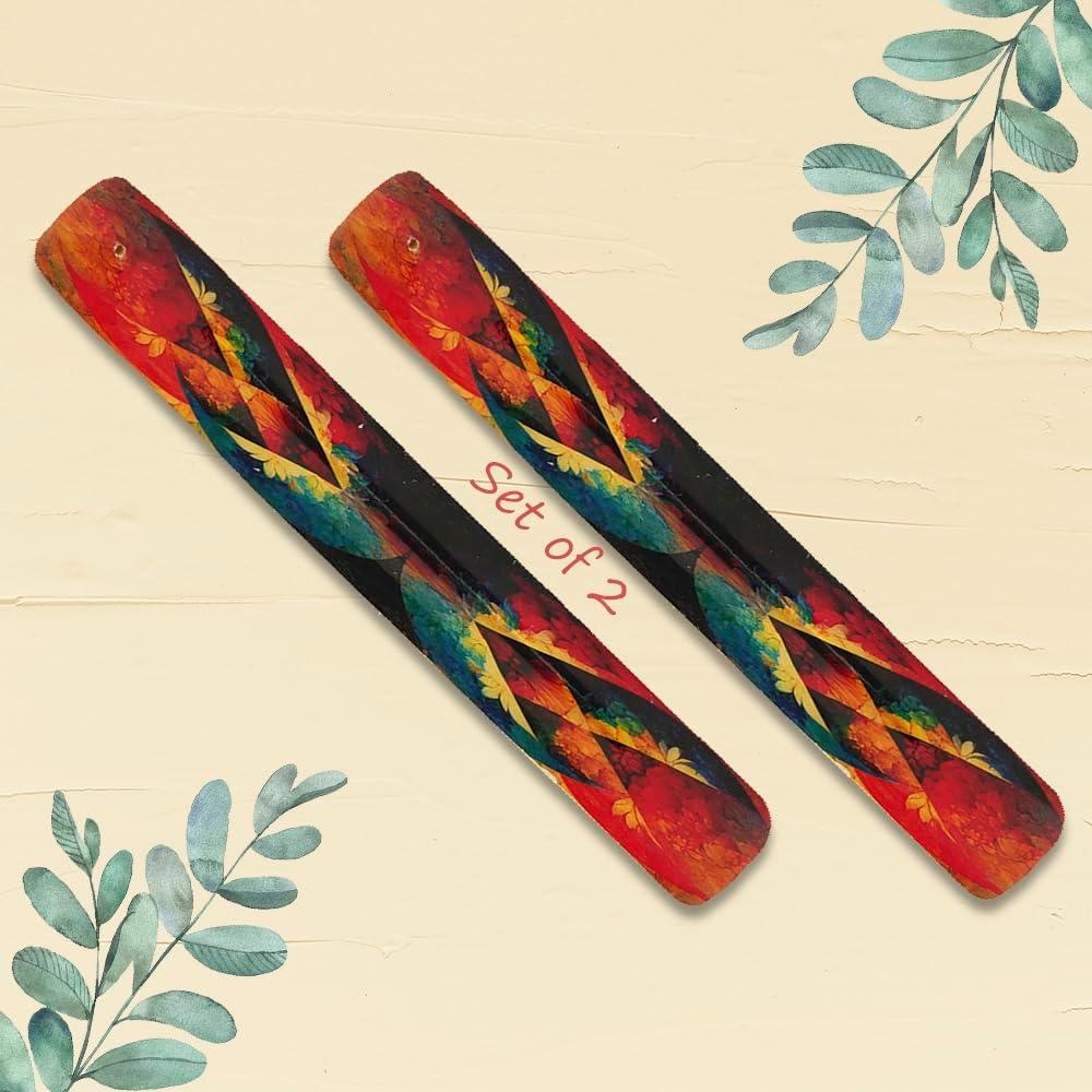 Soporte de Incienso de Madera NAQSH - Paquete de 2 - 27.69 cm