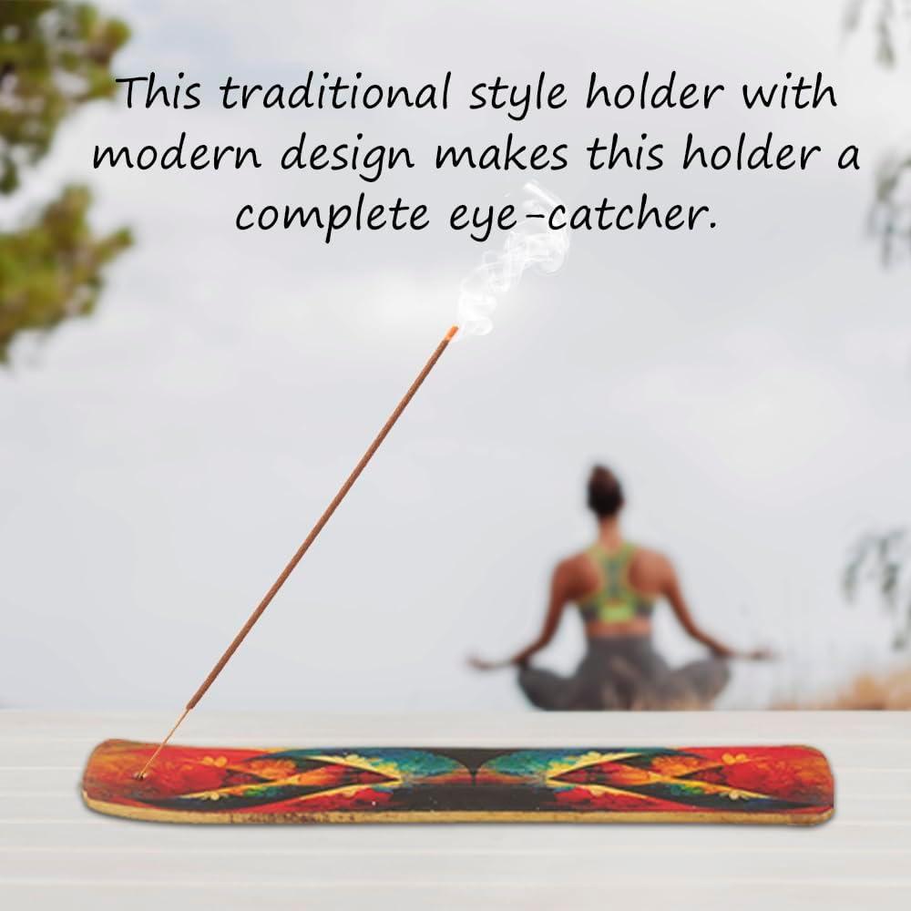 Soporte de Incienso de Madera NAQSH - Paquete de 2 - 27.69 cm