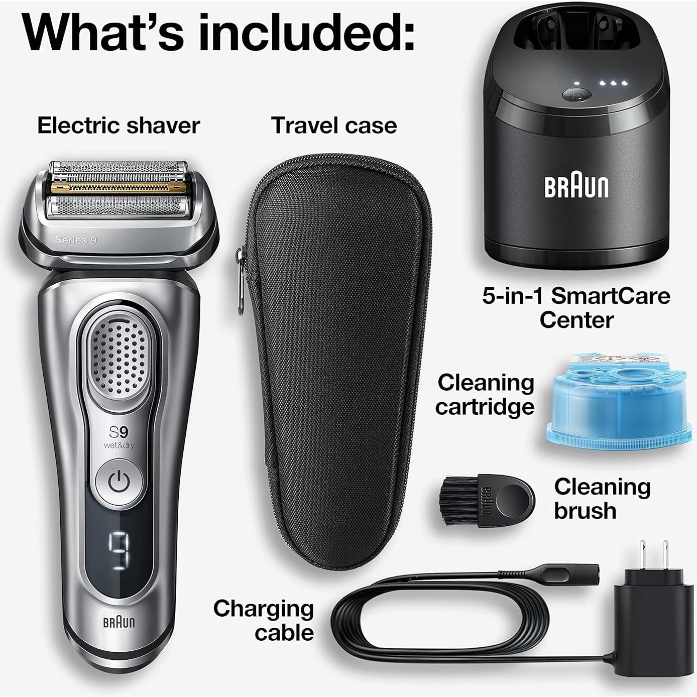 Afeitadora Eléctrica Braun Serie 9 9370cc para Hombres